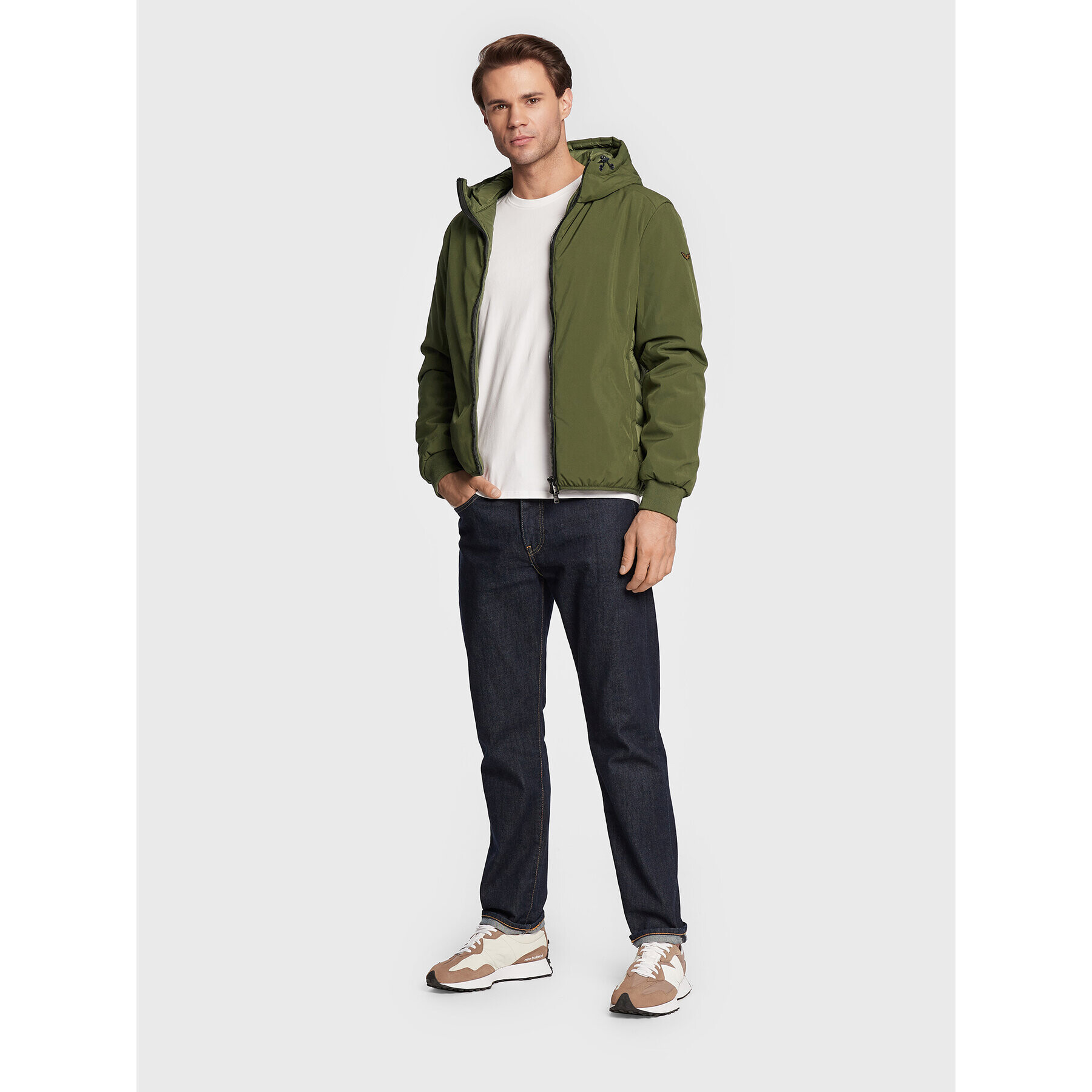 Armata di Mare Пухено яке 5331589 Зелен Regular Fit - Pepit.bg