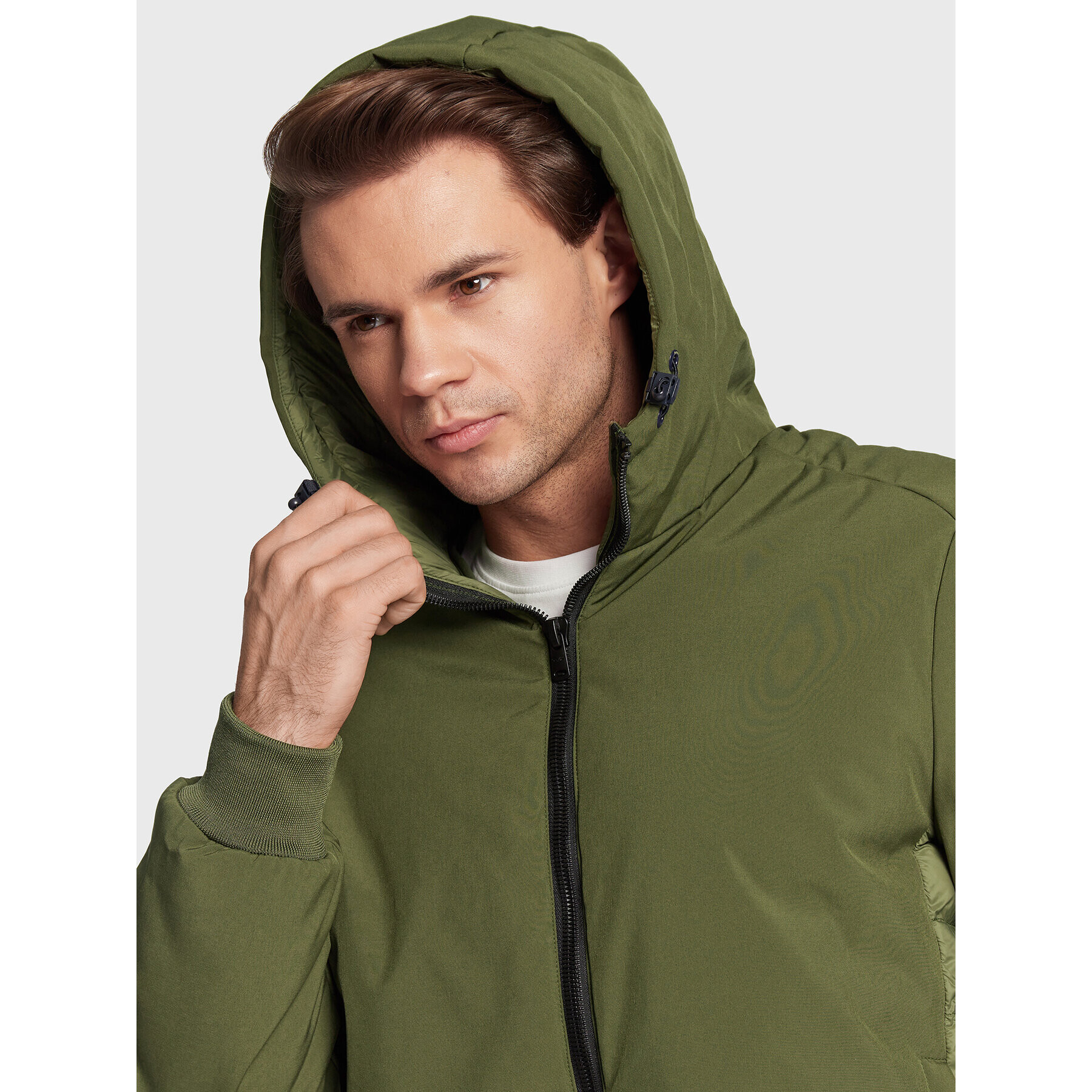 Armata di Mare Пухено яке 5331589 Зелен Regular Fit - Pepit.bg