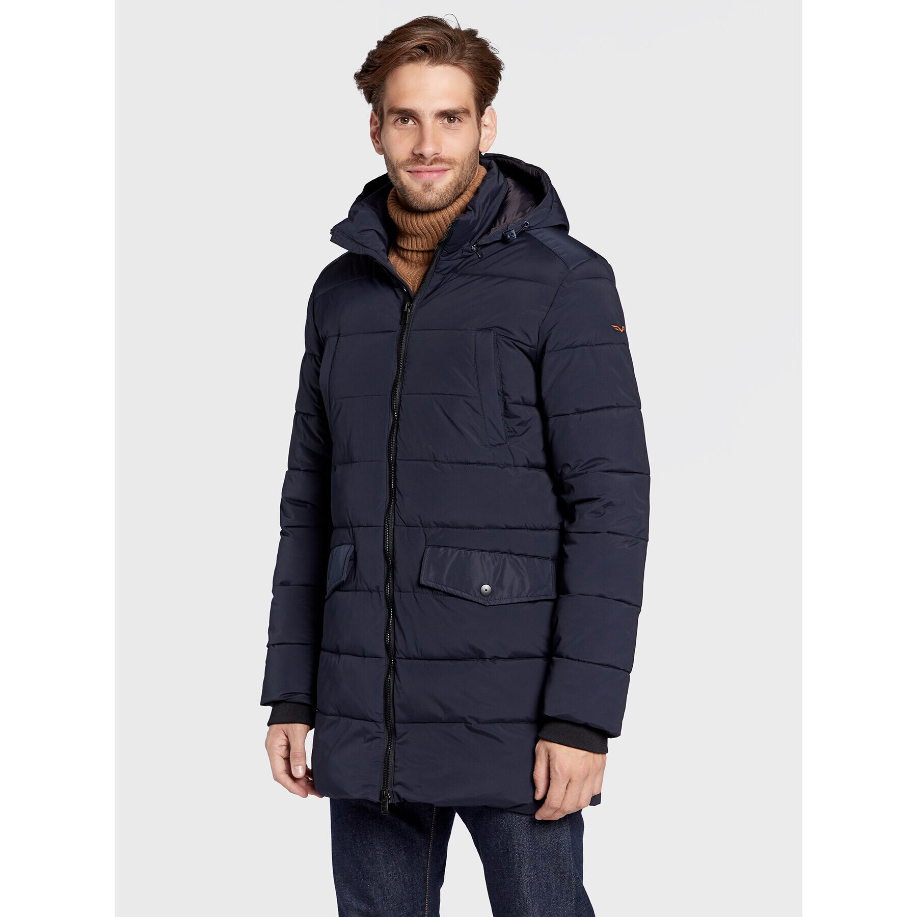 Armata di Mare Пухено яке 5332594 Тъмносин Regular Fit - Pepit.bg