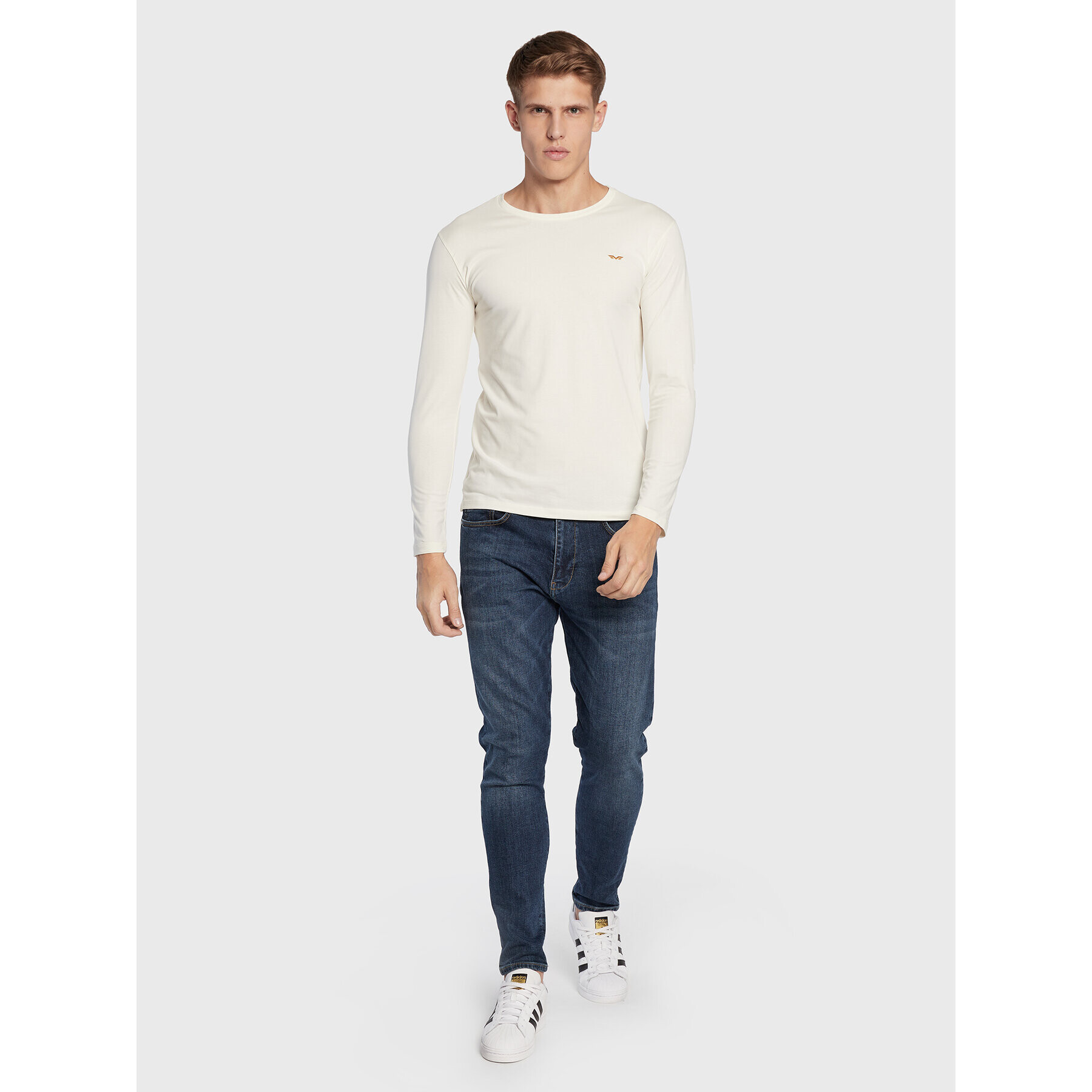 Armata di Mare Тениска с дълъг ръкав 5351097 Бял Regular Fit - Pepit.bg