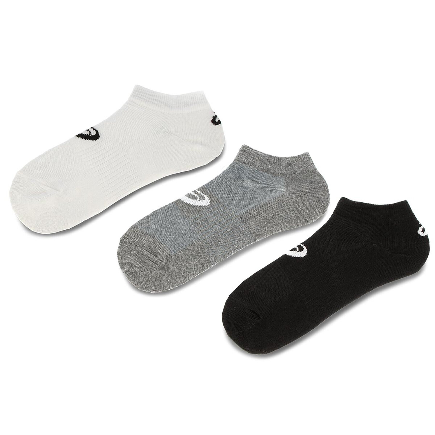 Asics Комплект 3 чифта къси чорапи унисекс 3PPK Ped Sock 155206 Черен - Pepit.bg