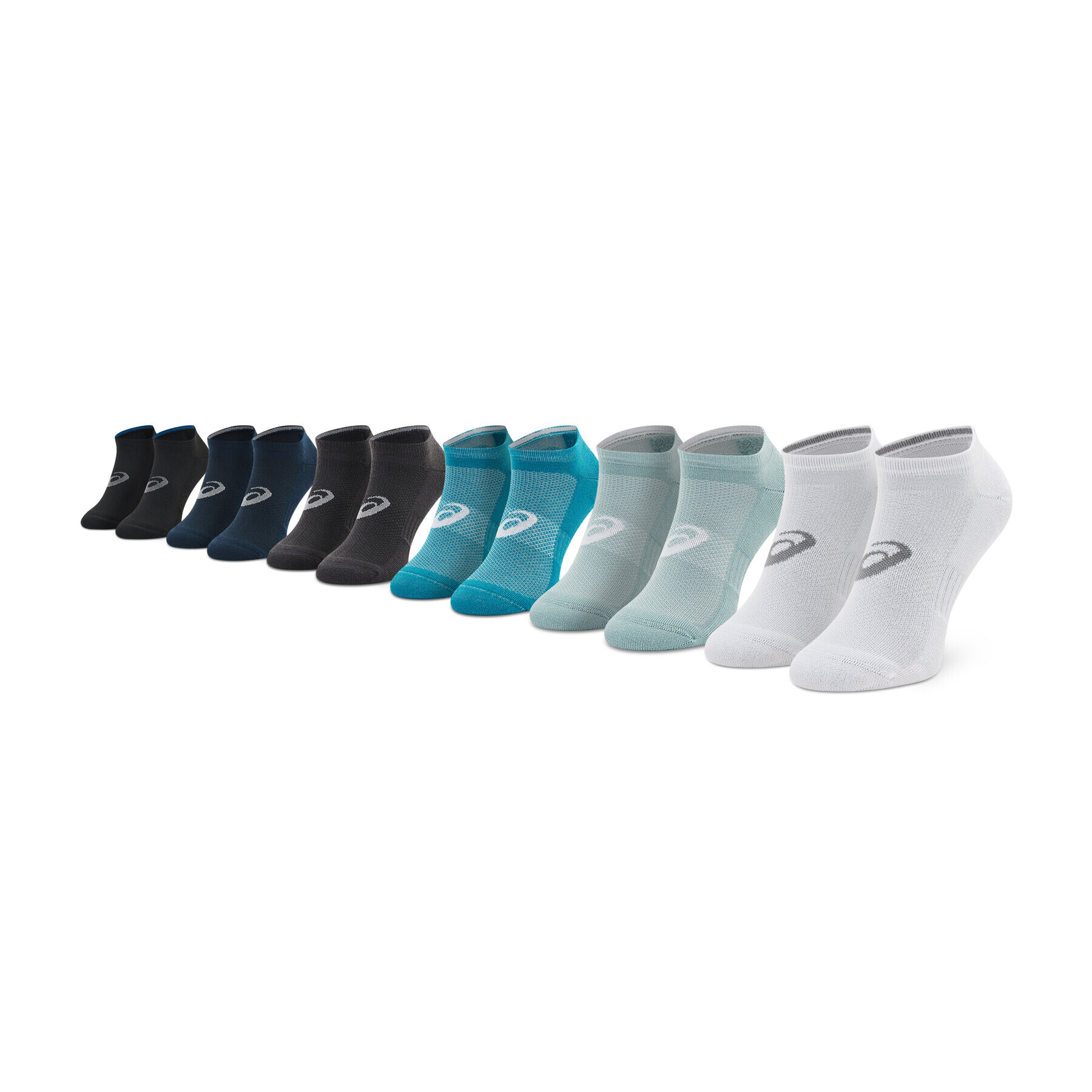 Asics Комплект 6 чифта къси чорапи унисекс Ankle 3033B556 Цветен - Pepit.bg