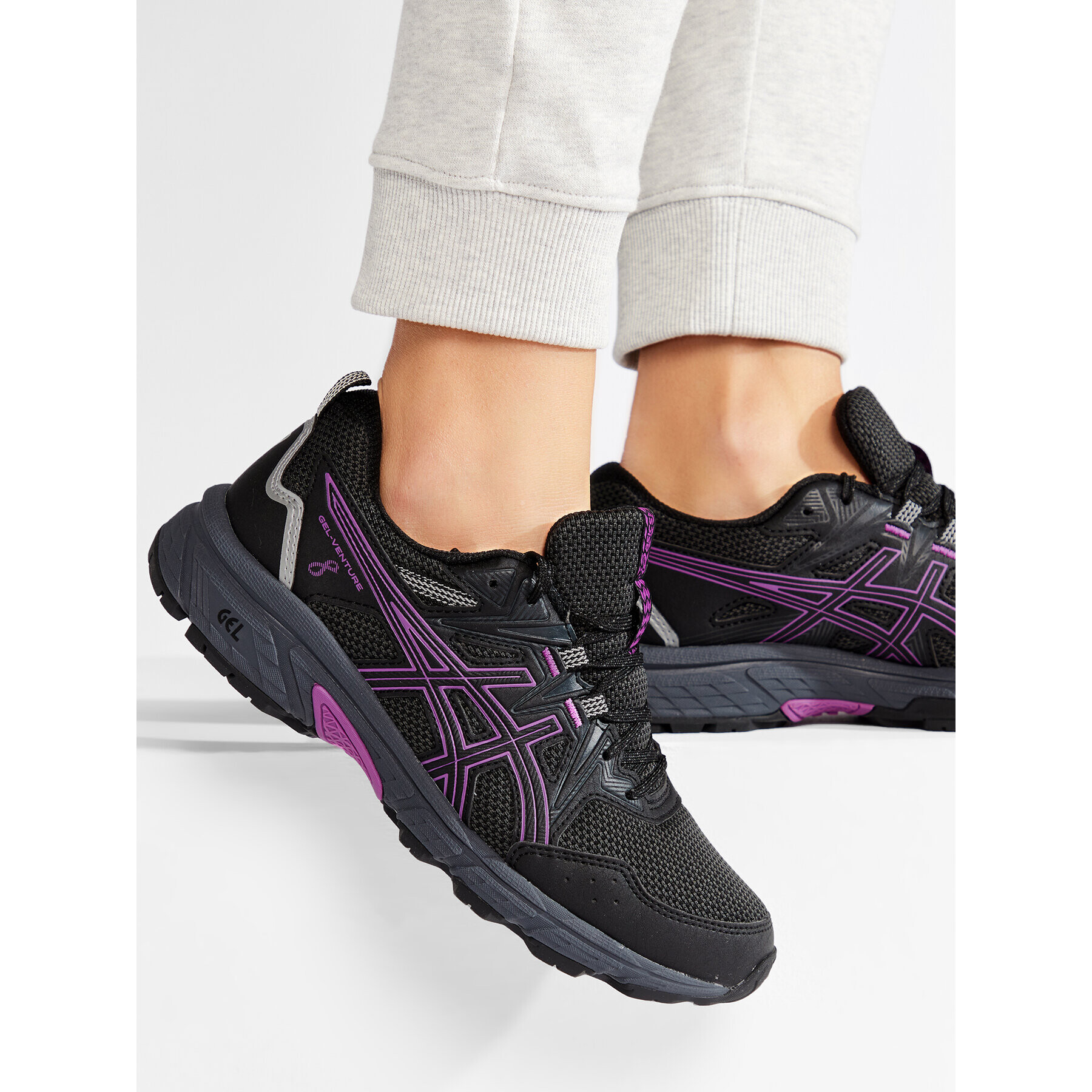 Asics Обувки Gel-Venture 8 1012A708 Черен - Pepit.bg