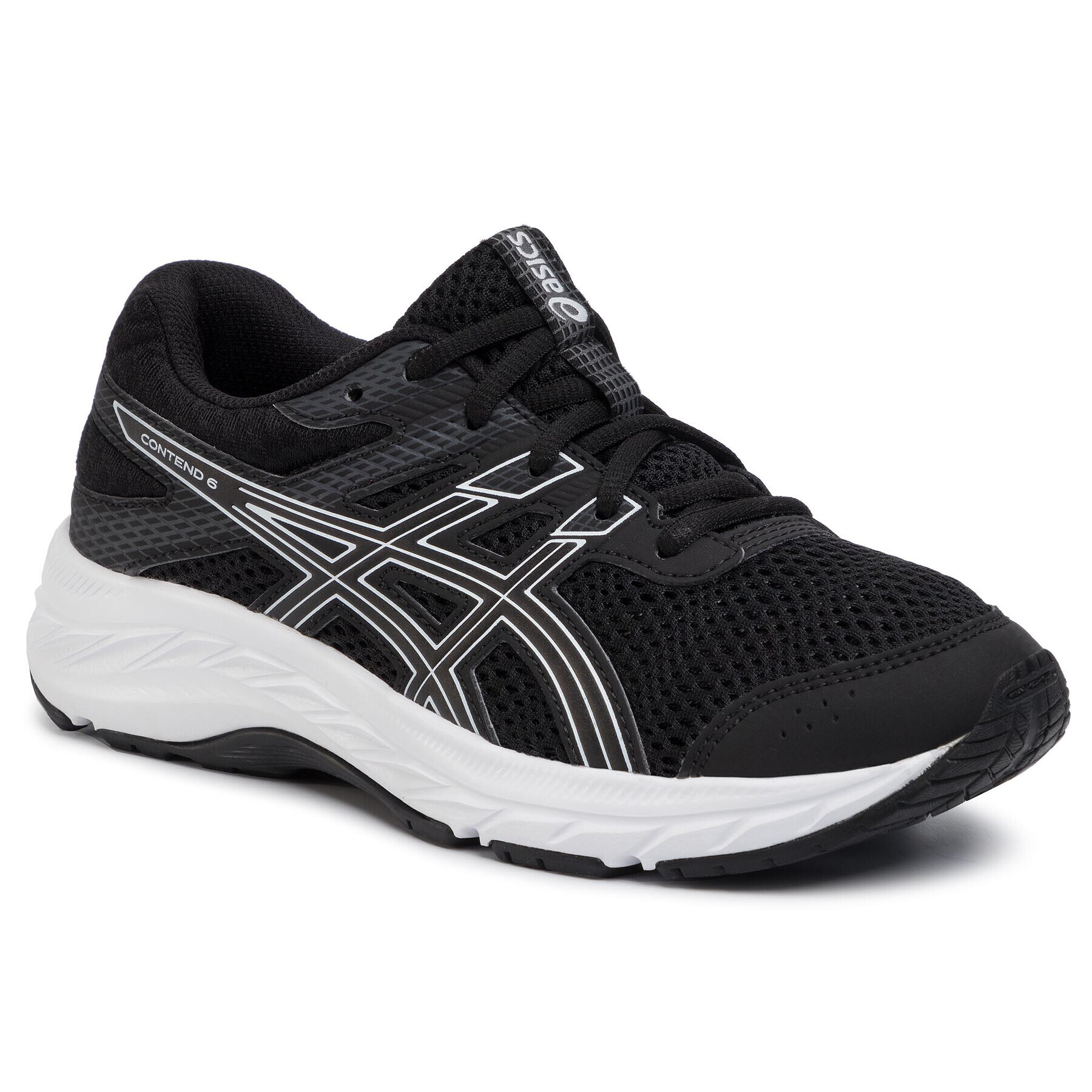 Asics Обувки Contend 6 Gs 1014A086 Черен - Pepit.bg