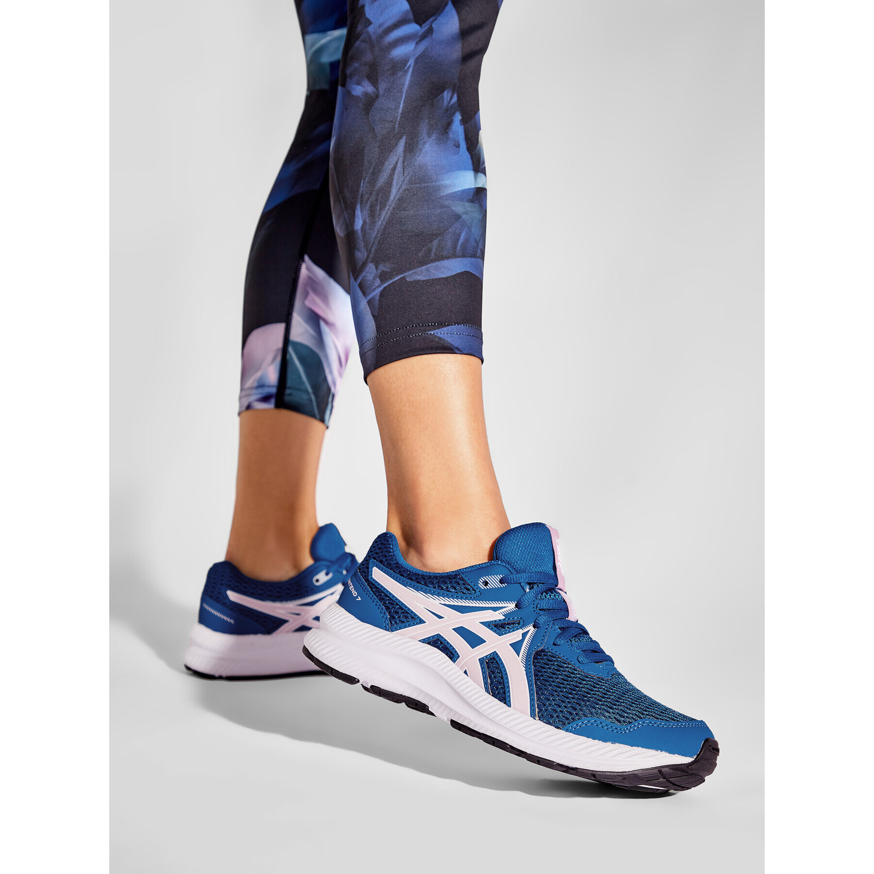 Asics Обувки Contend 7 Gs 1014A192 Син - Pepit.bg