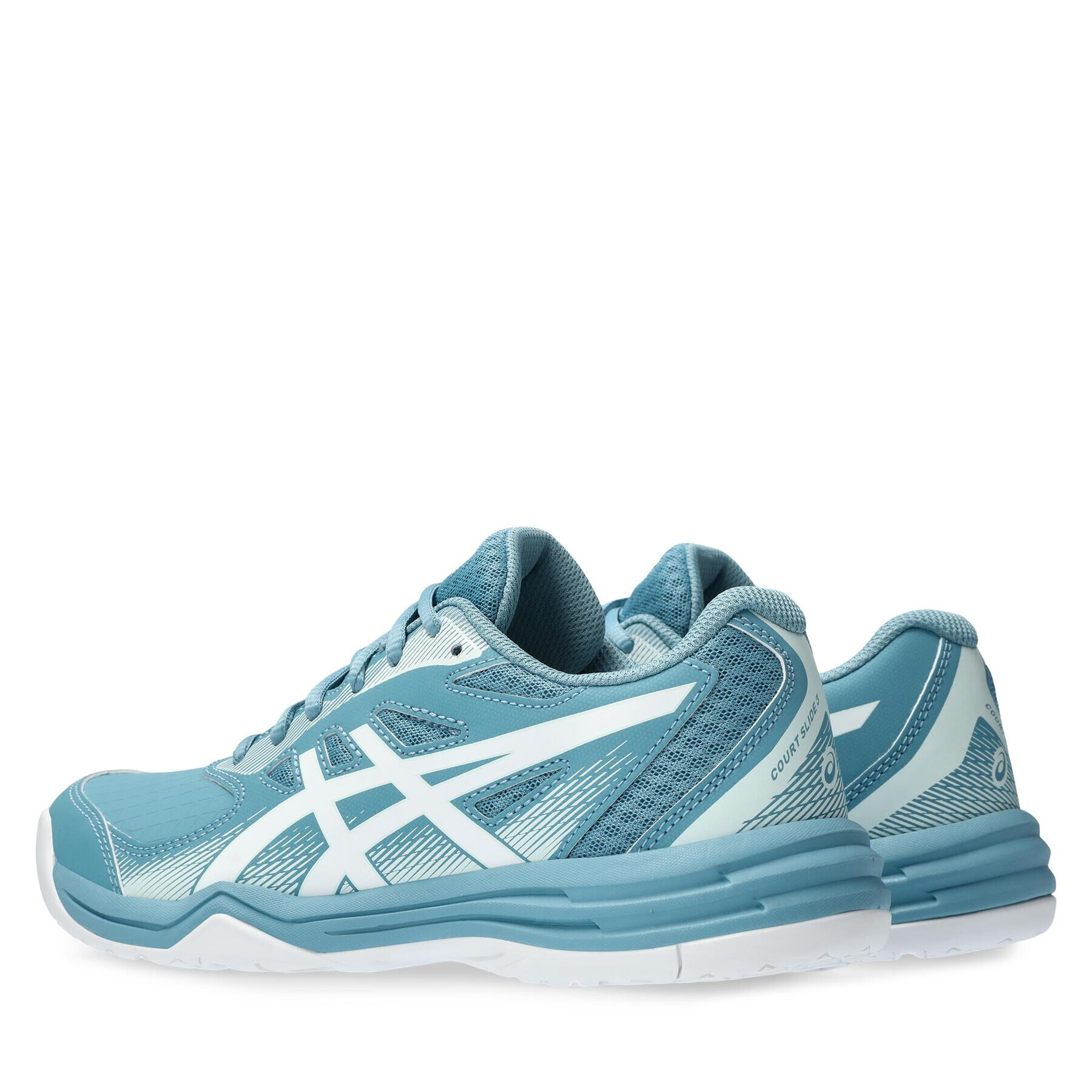 Asics Обувки Court Slide 3 1042A209 Син - Pepit.bg