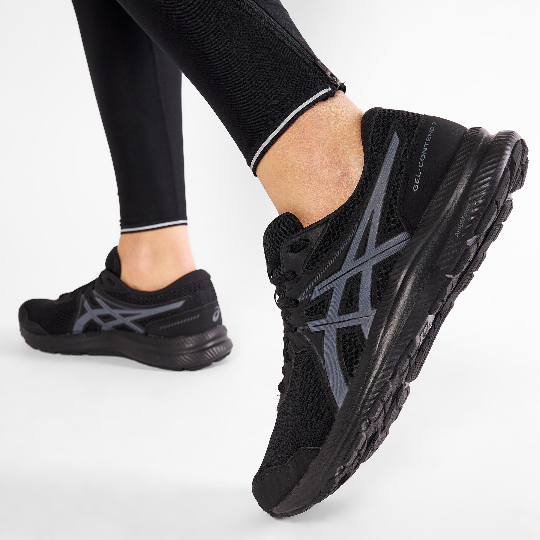 Asics Обувки Gel-Contend 7 1011B040 Черен - Pepit.bg