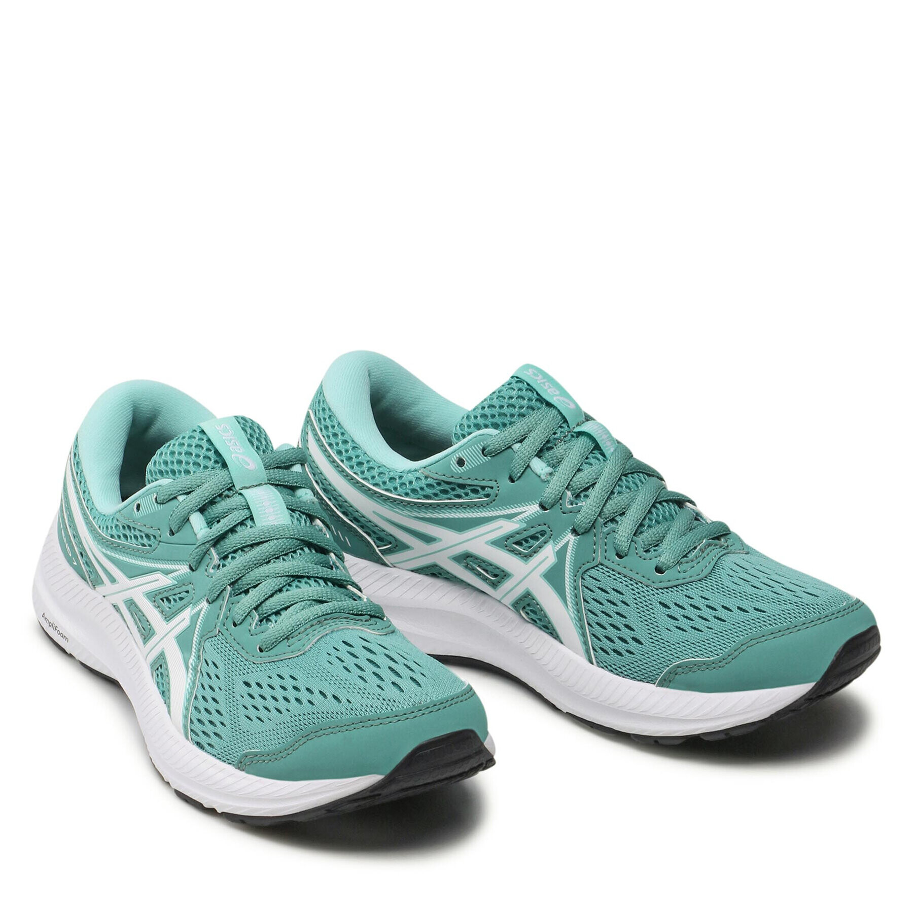 Asics Обувки Gel-Contend 7 1012A911 Зелен - Pepit.bg