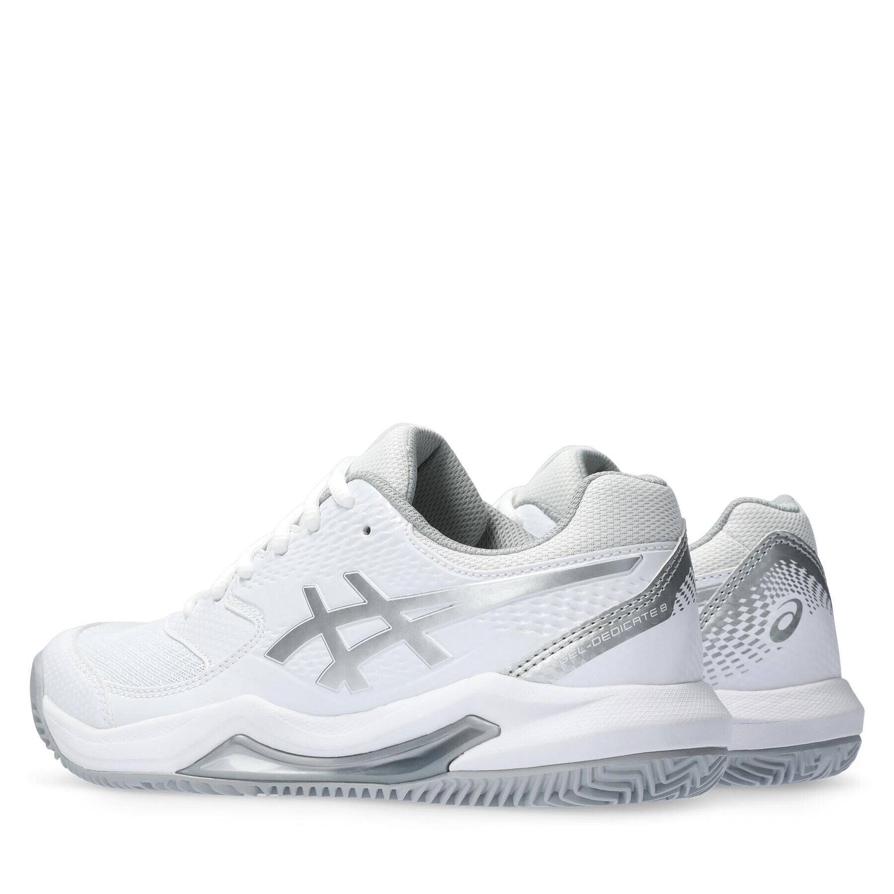 Asics Обувки Gel-Dedicate 8 Clay 1042A255 Бял - Pepit.bg