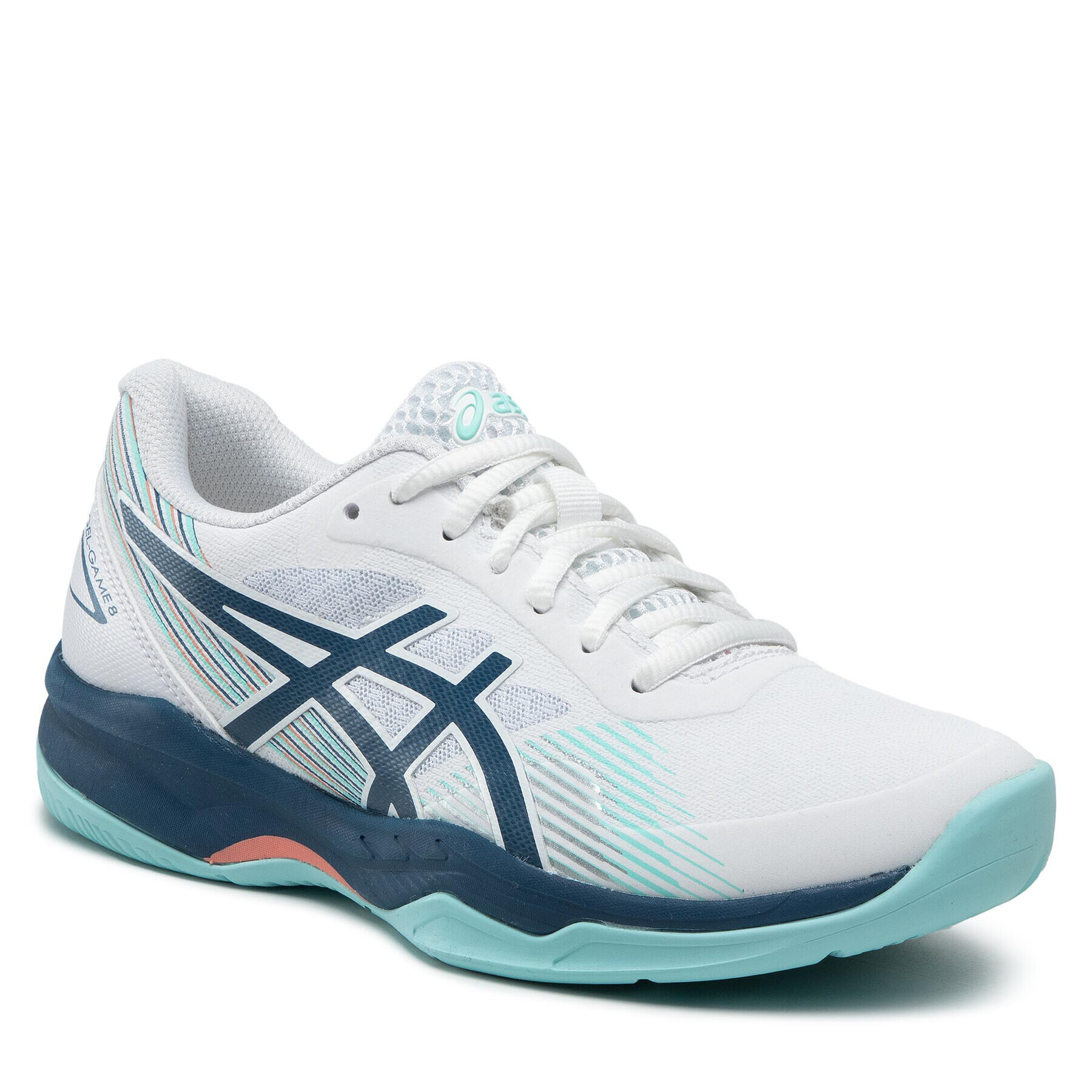 Asics Обувки Gel-Game 8 1042A152 Бял - Pepit.bg