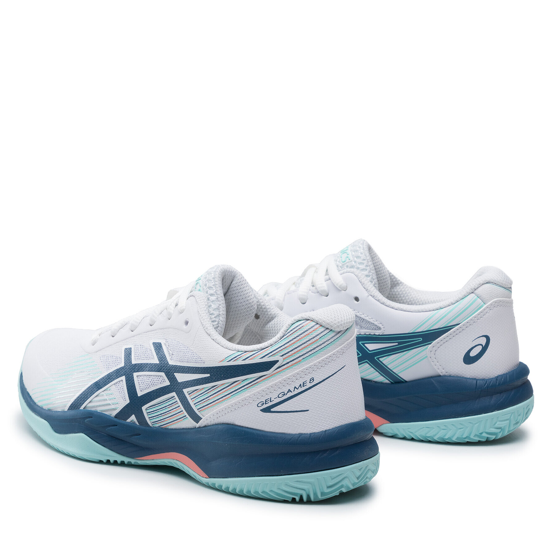 Asics Обувки Gel-Game 8 Clay/Oc 1042A151 Бял - Pepit.bg