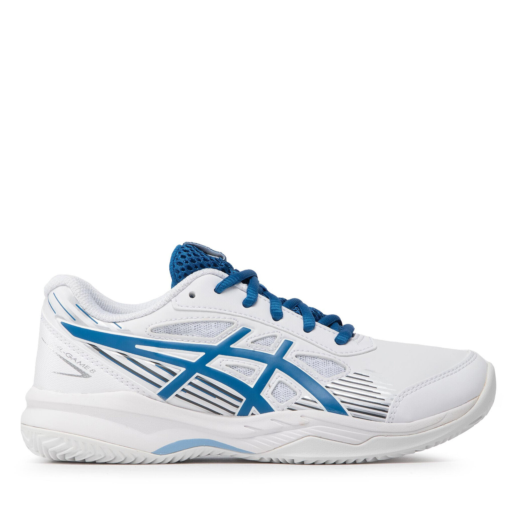 Asics Обувки Gel-Game 8 Gs Clay/Oc 1044A050 Бял - Pepit.bg