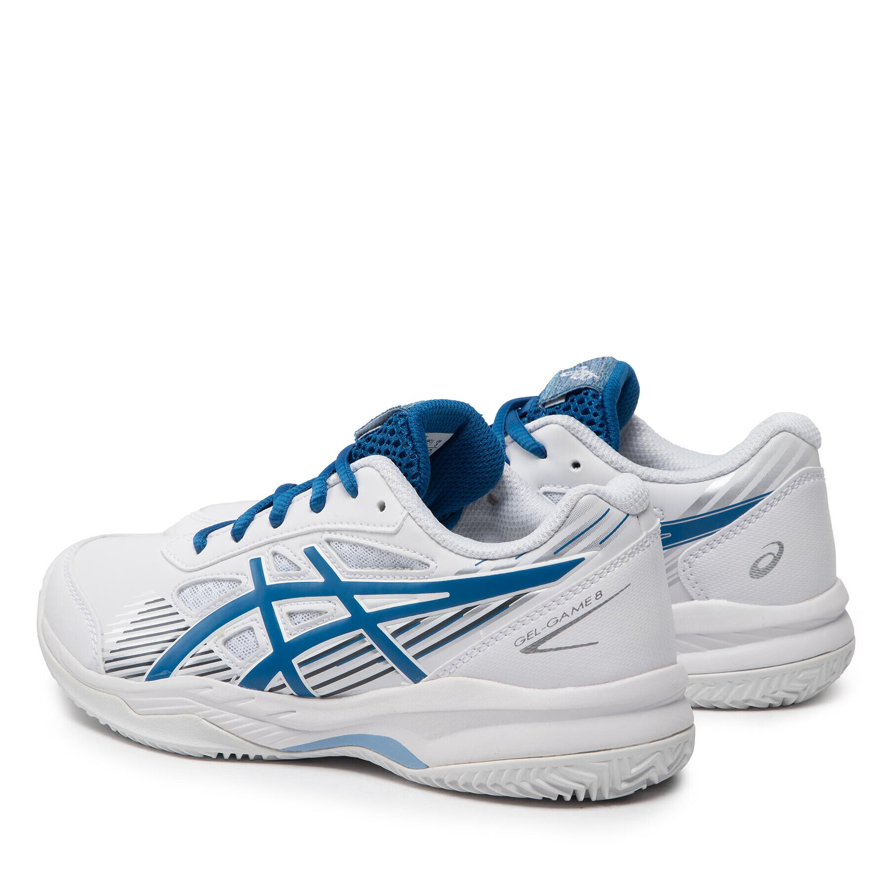 Asics Обувки Gel-Game 8 Gs Clay/Oc 1044A050 Бял - Pepit.bg