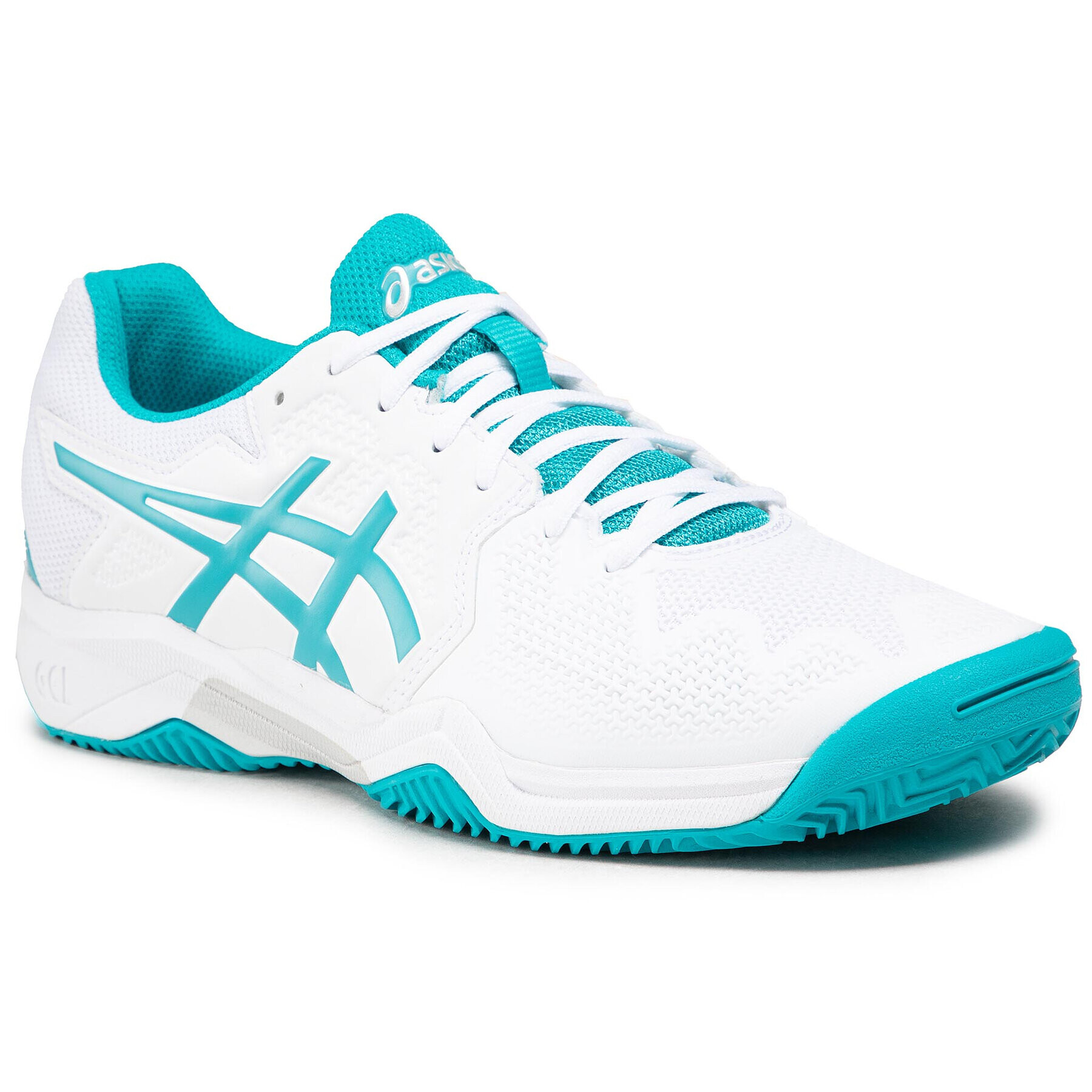 Asics Обувки Gel-Resolution 8 Clay Gs 1044A019 Бял - Pepit.bg