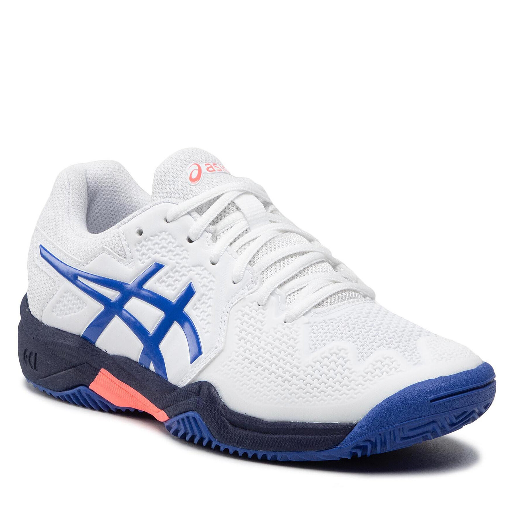 Asics Обувки Gel-Resolution 8 Clay Gs 1044A019 Бял - Pepit.bg