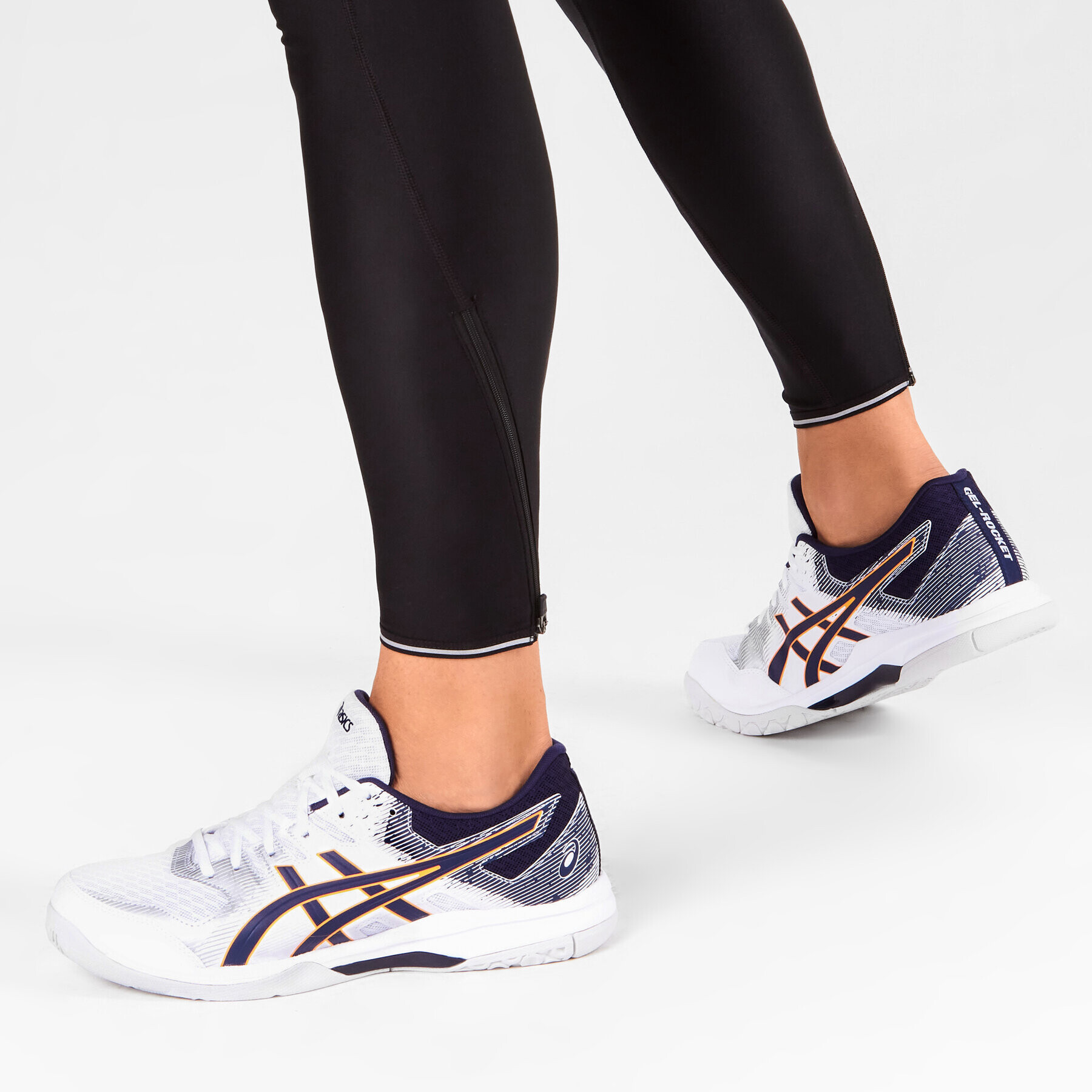 Asics Обувки Gel-Rocket 9 1071A030 Бял - Pepit.bg