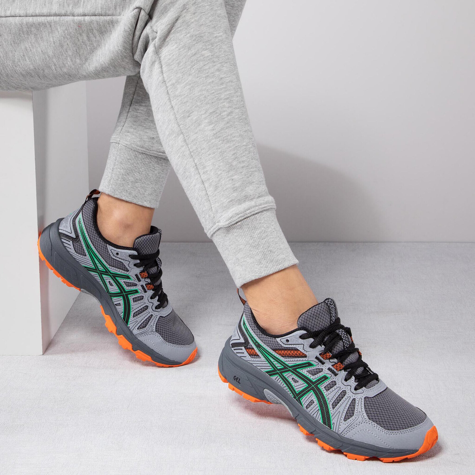Asics Обувки Gel-Venture 7 Gs 1014A072 Сив - Pepit.bg