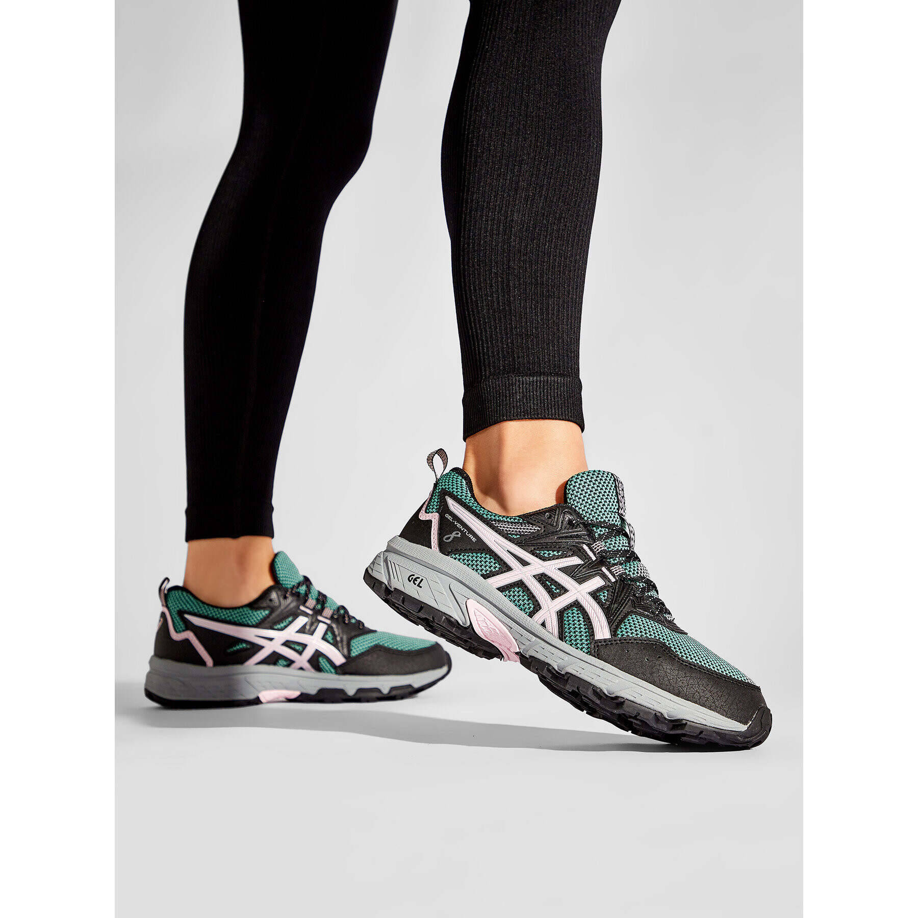 Asics Обувки Gel-Venture 8 1012A708 Зелен - Pepit.bg