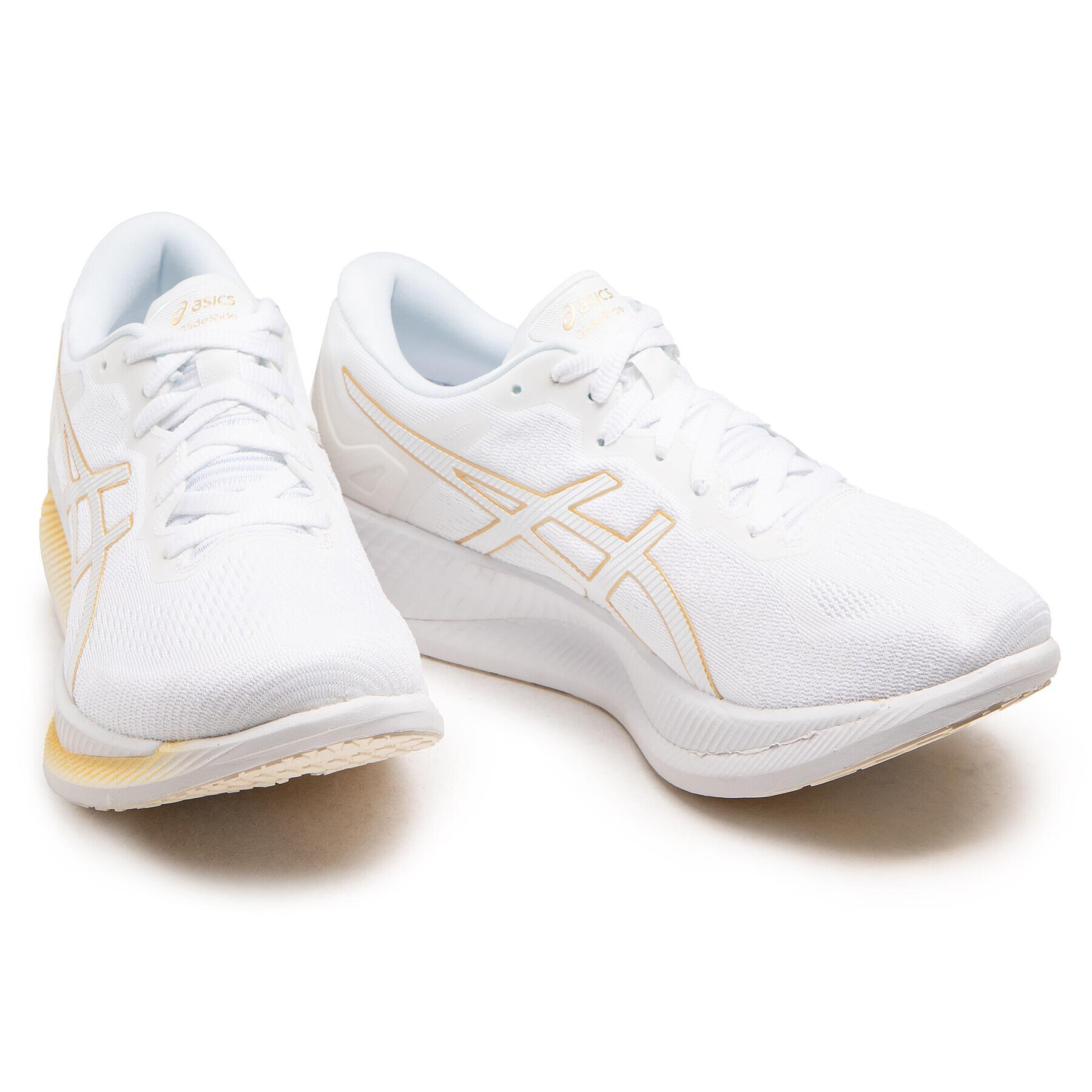 Asics Обувки GlideRide 1011A817 Бял - Pepit.bg