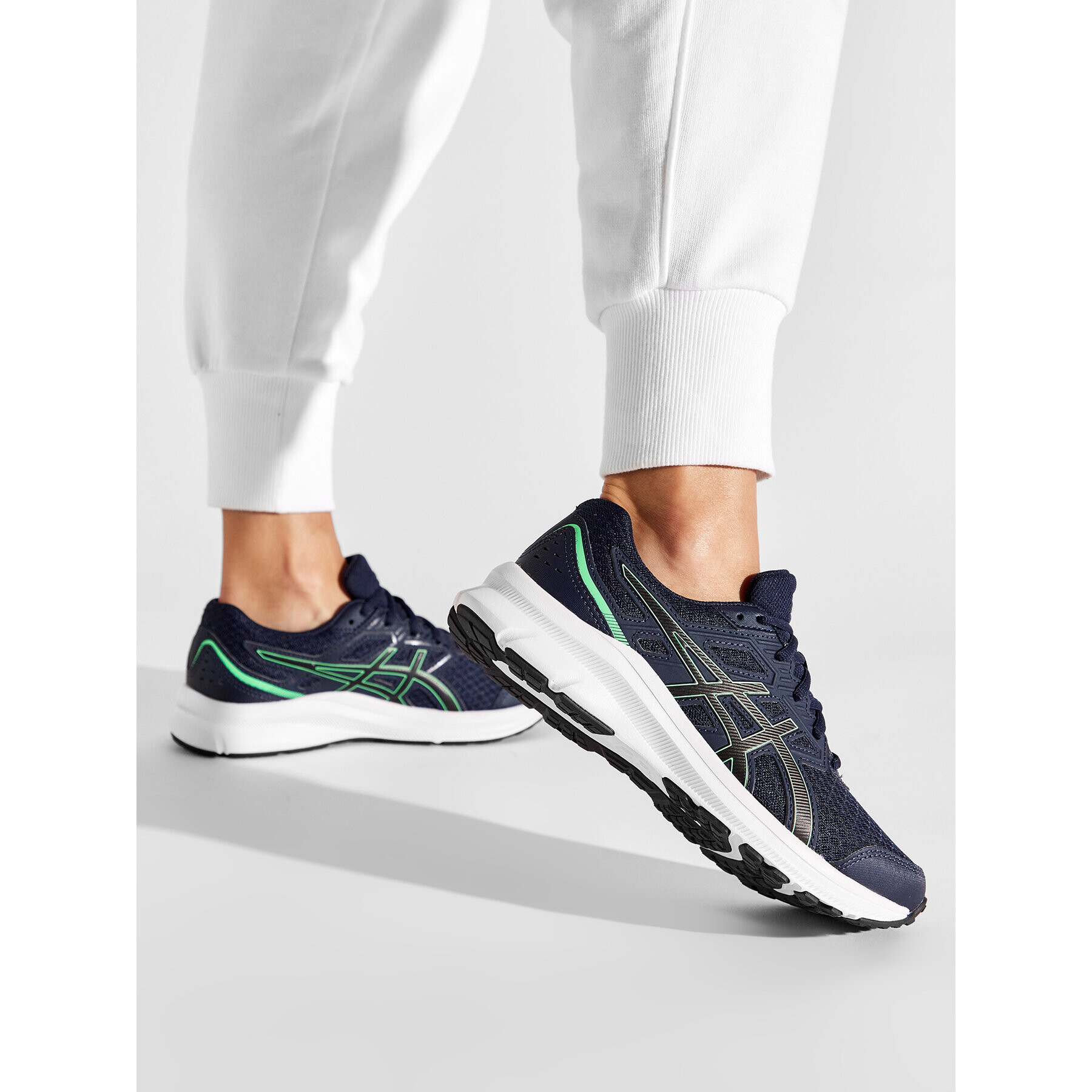 Asics Обувки Jolt 3 Gs 1014A203 Тъмносин - Pepit.bg