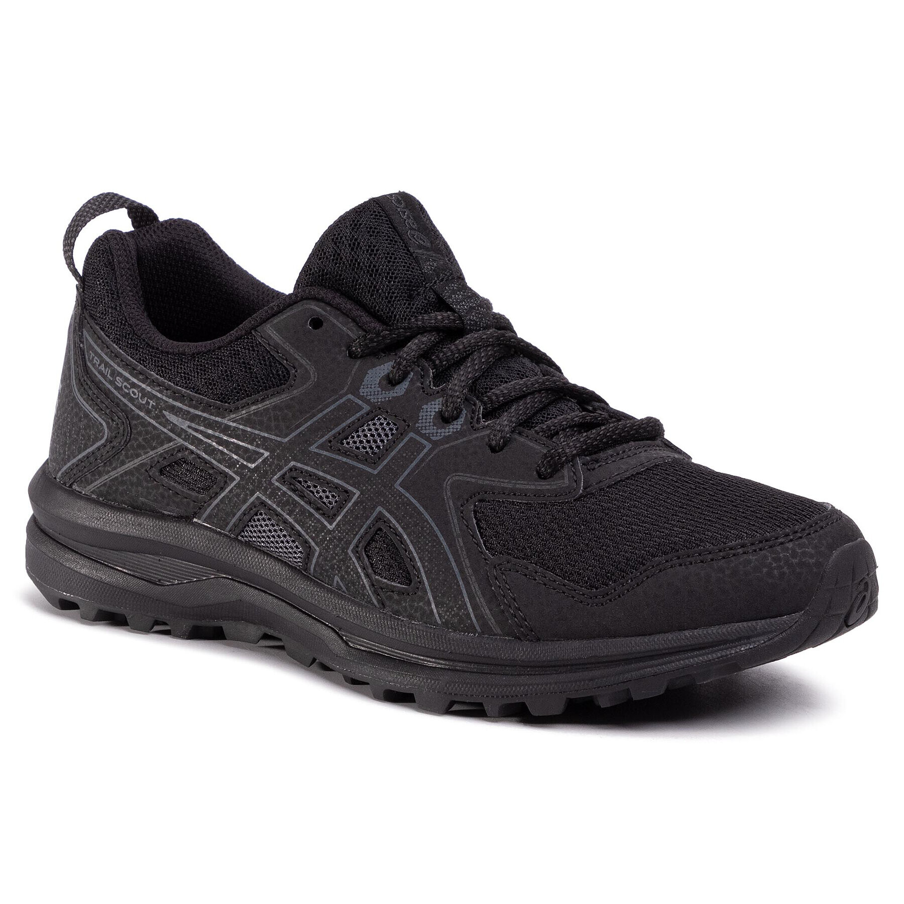 Asics Обувки Trail Scout 1012A566 Черен - Pepit.bg
