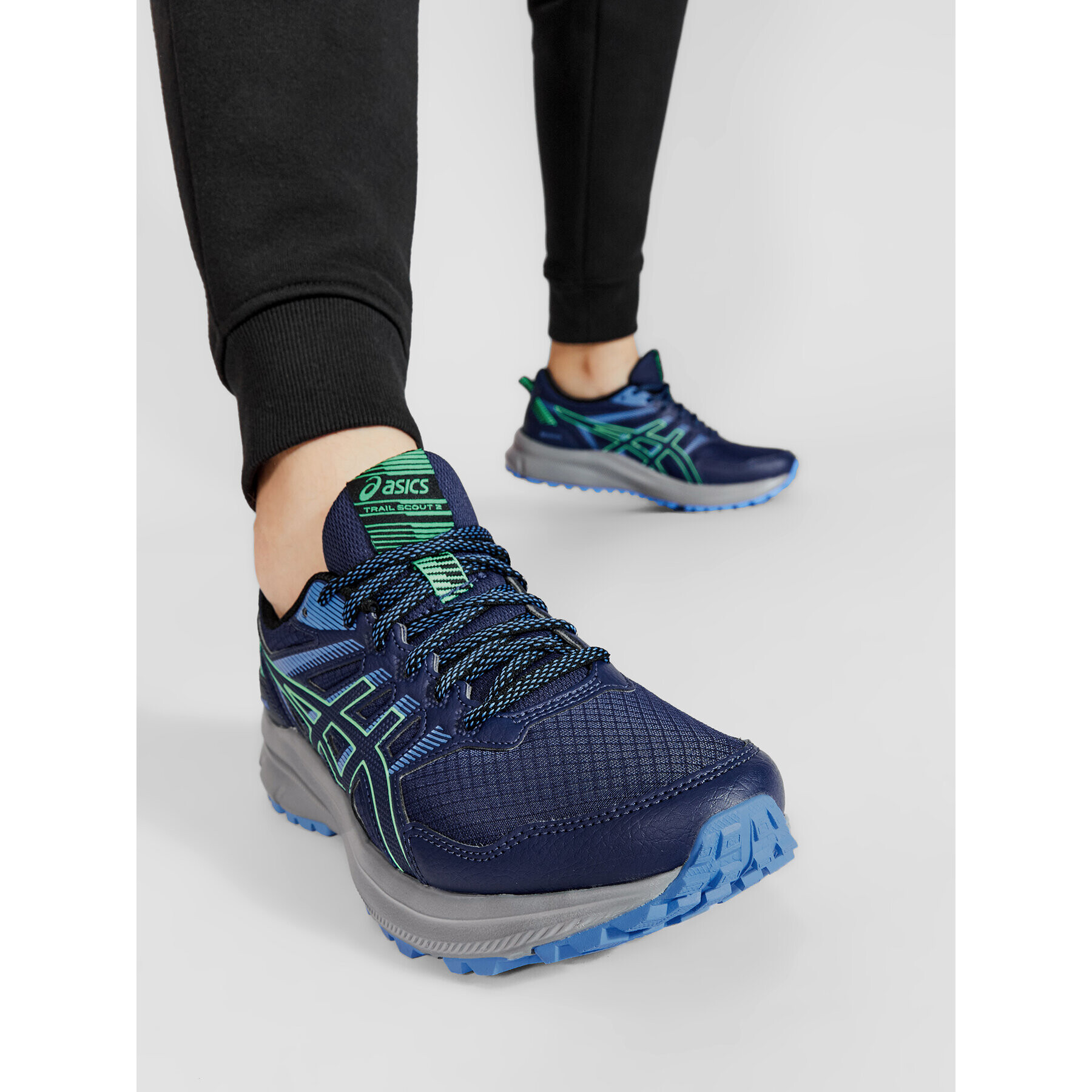 Asics Обувки Trail Scout 2 1011B181 Тъмносин - Pepit.bg