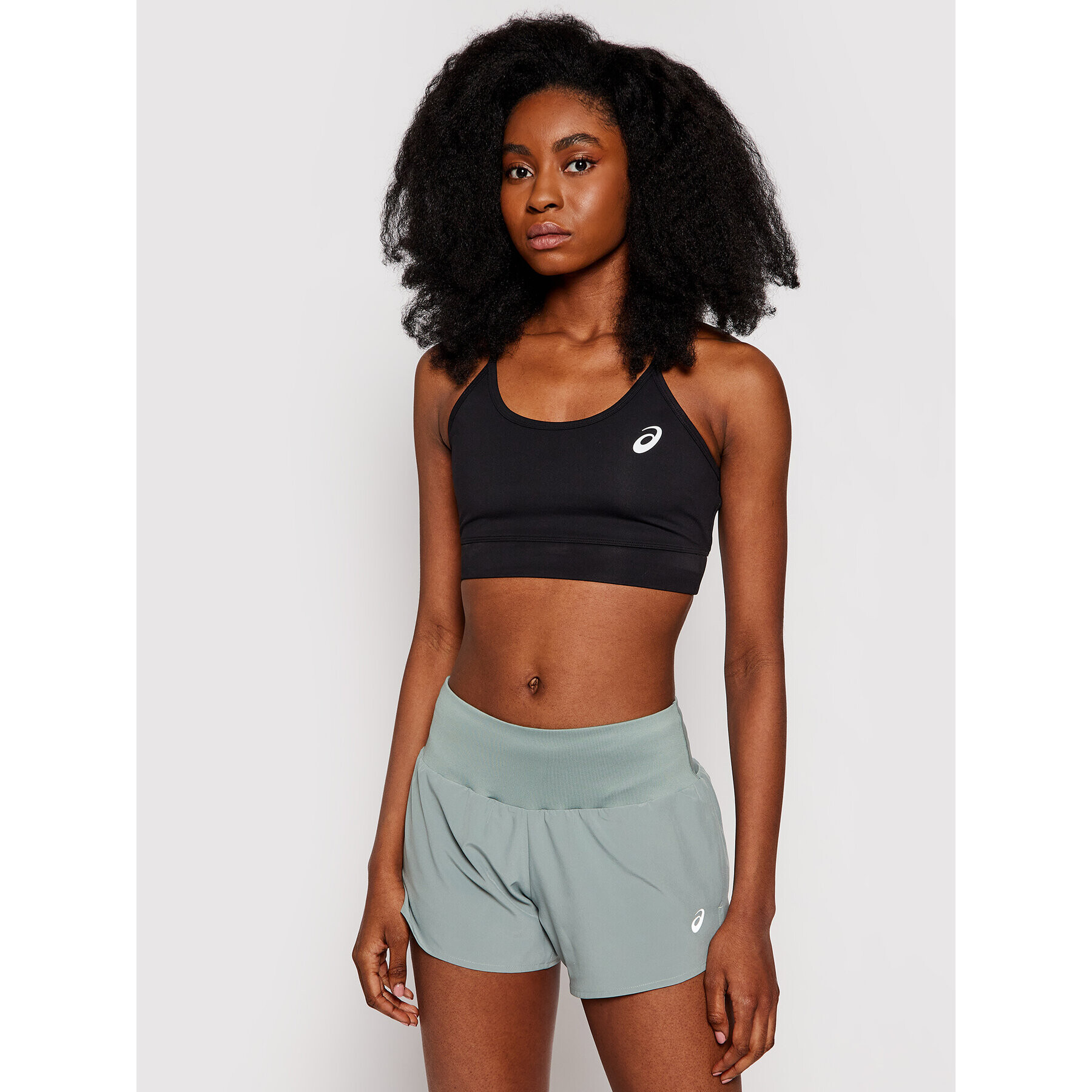Asics Спортен сутиен Strap Back Bra 2032B944 Черен - Pepit.bg