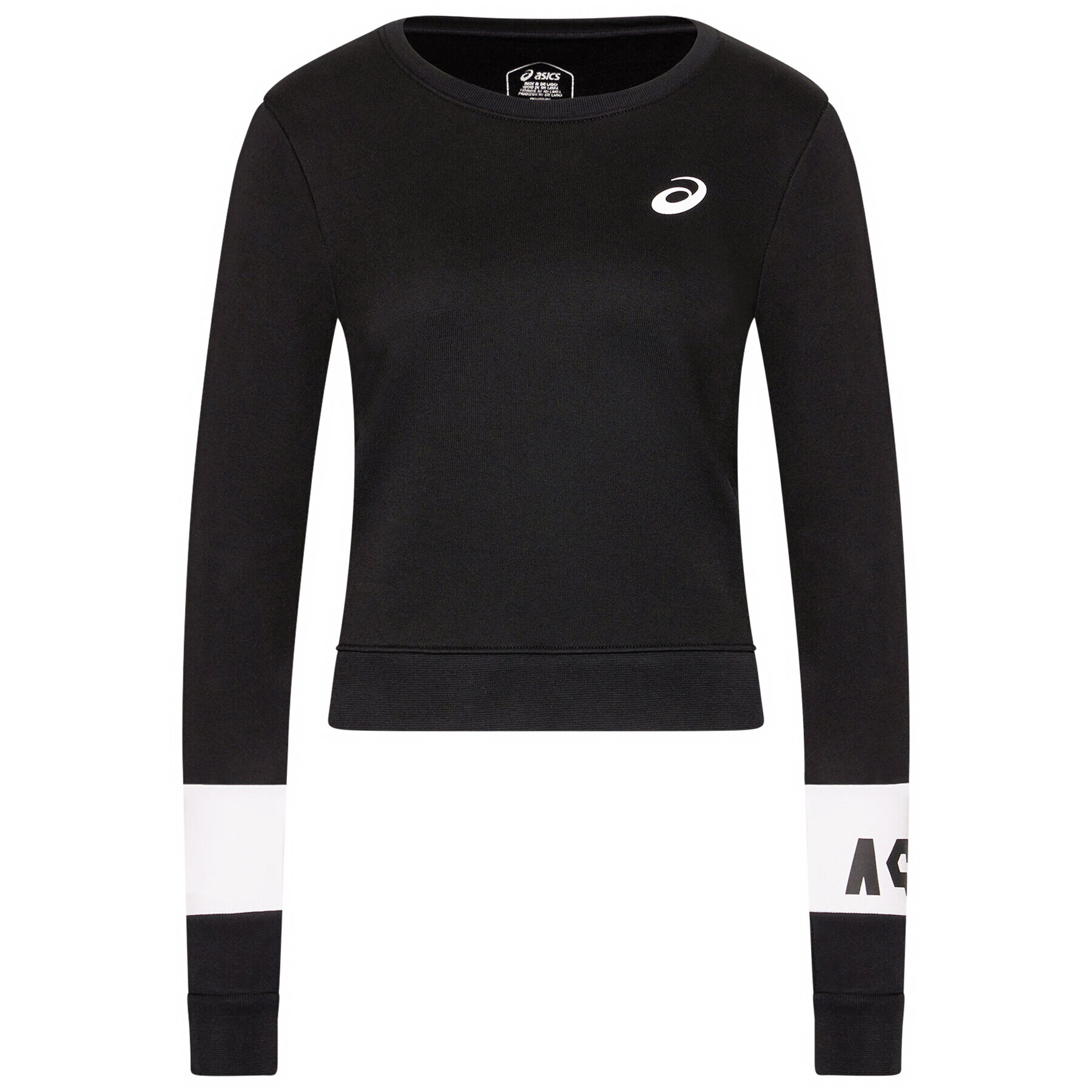 Asics Суитшърт Colorblock 2032B690 Черен Regular Fit - Pepit.bg