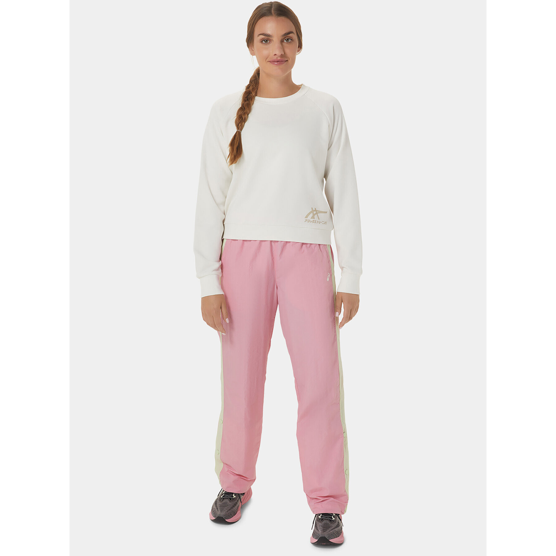 Asics Суитшърт Tiger 2032C511 Екрю Relaxed Fit - Pepit.bg