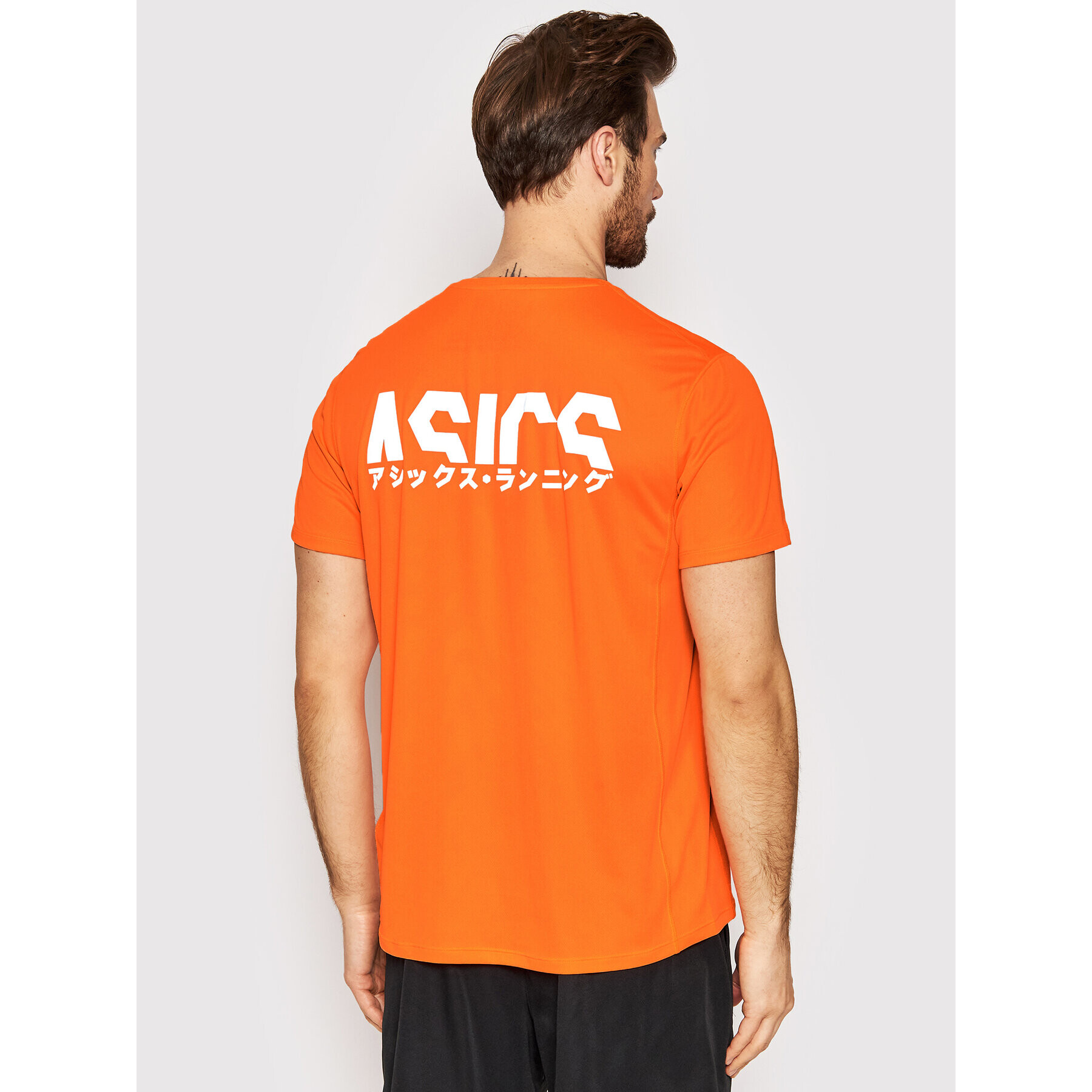 Asics Тениска от техническо трико Katakana 2011A813 Оранжев Regular Fit - Pepit.bg