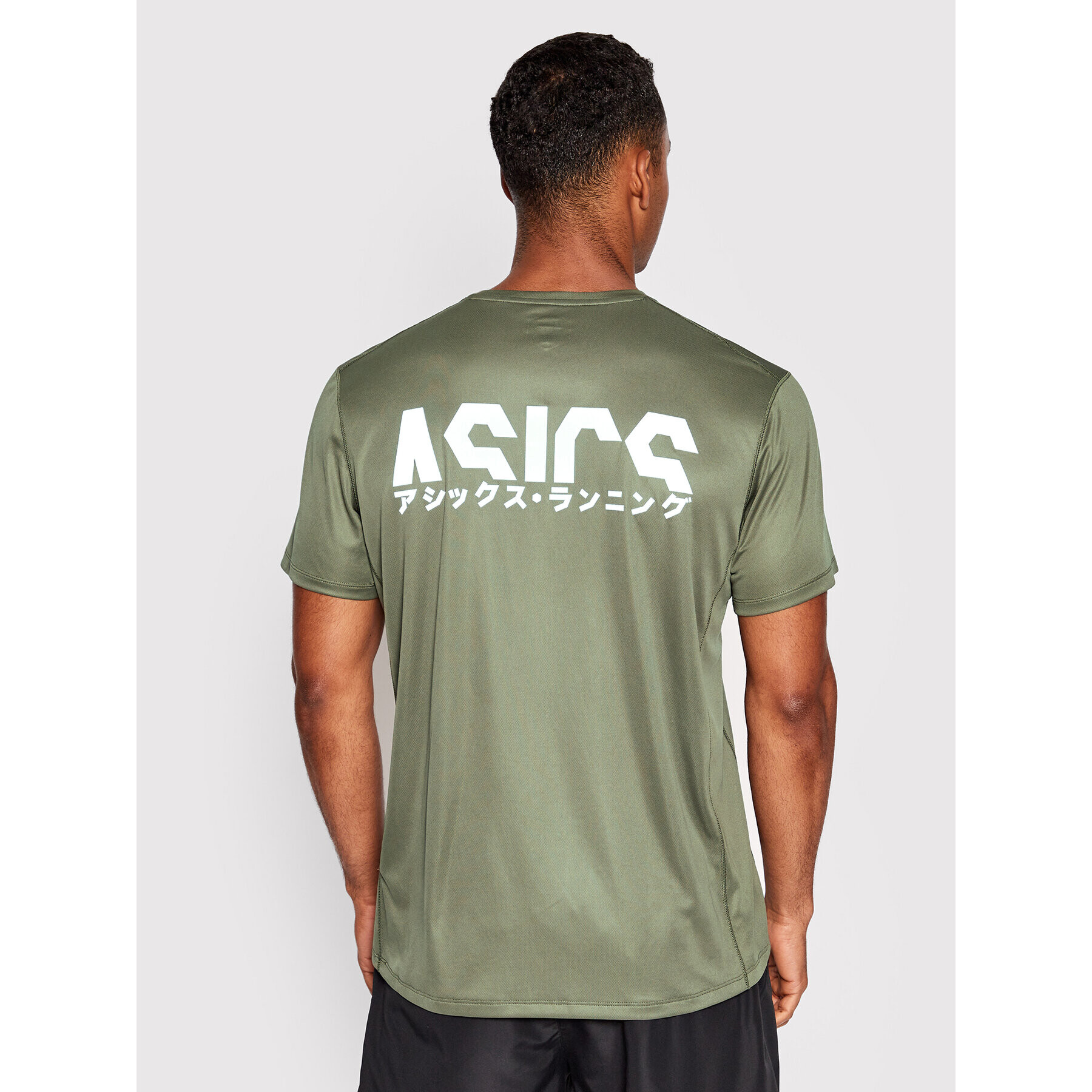 Asics Тениска от техническо трико Katakana Ss 2011A813 Зелен Regular Fit - Pepit.bg