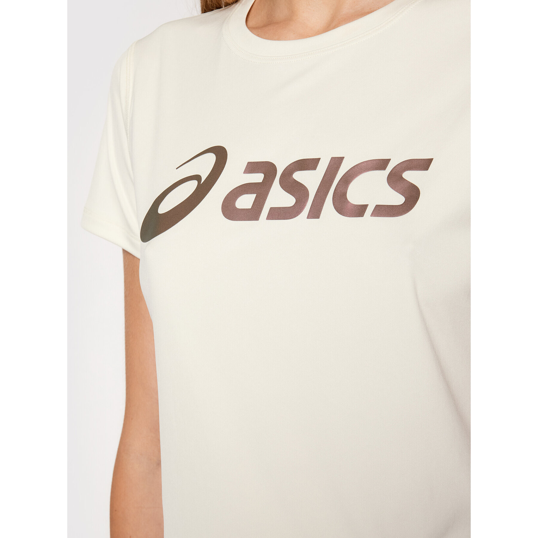 Asics Тениска от техническо трико Silver Nagare 2012C099 Бял Regular Fit - Pepit.bg