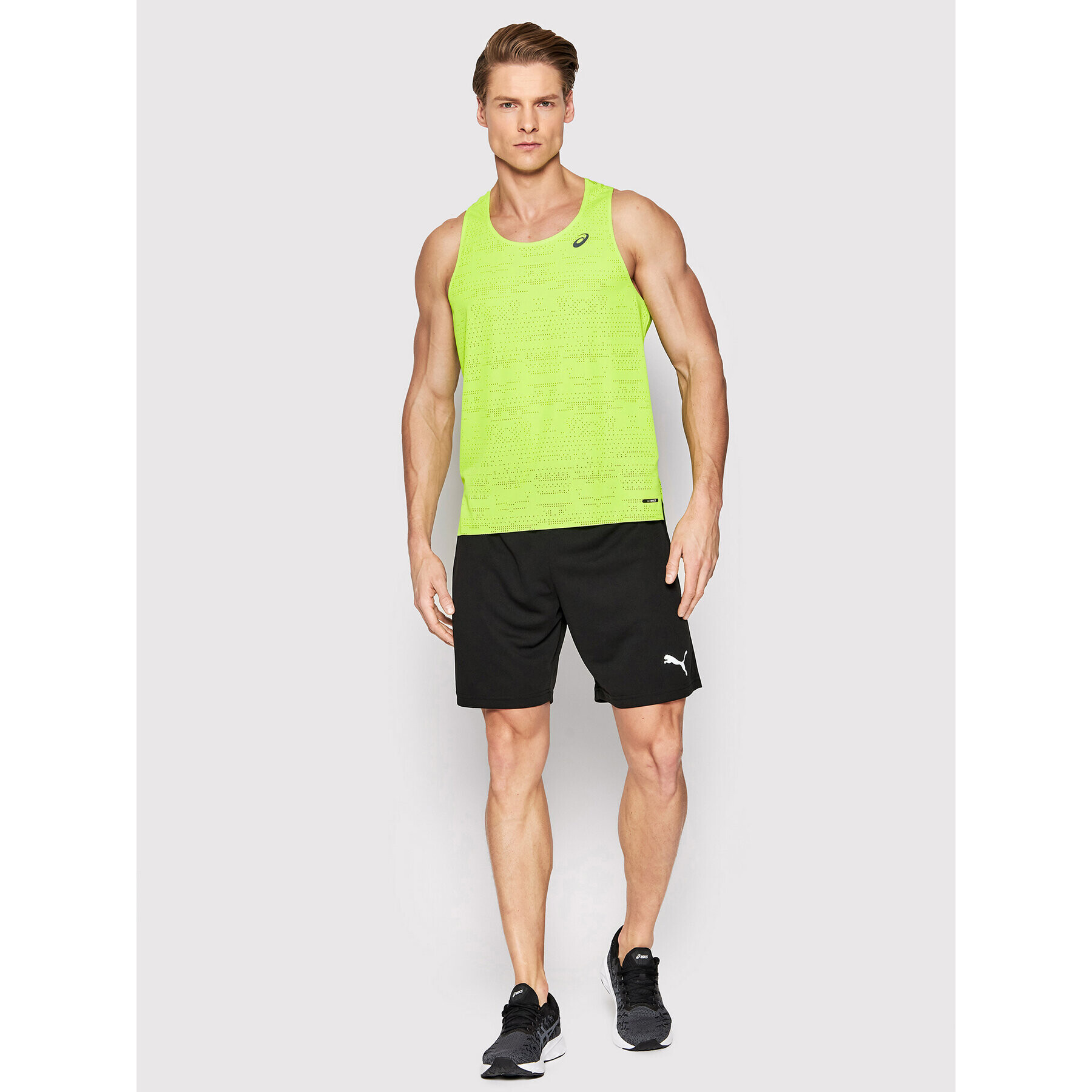 Asics Тениска от техническо трико Ventilate Actibreeze Singlet 2011C232 Зелен Regular Fit - Pepit.bg