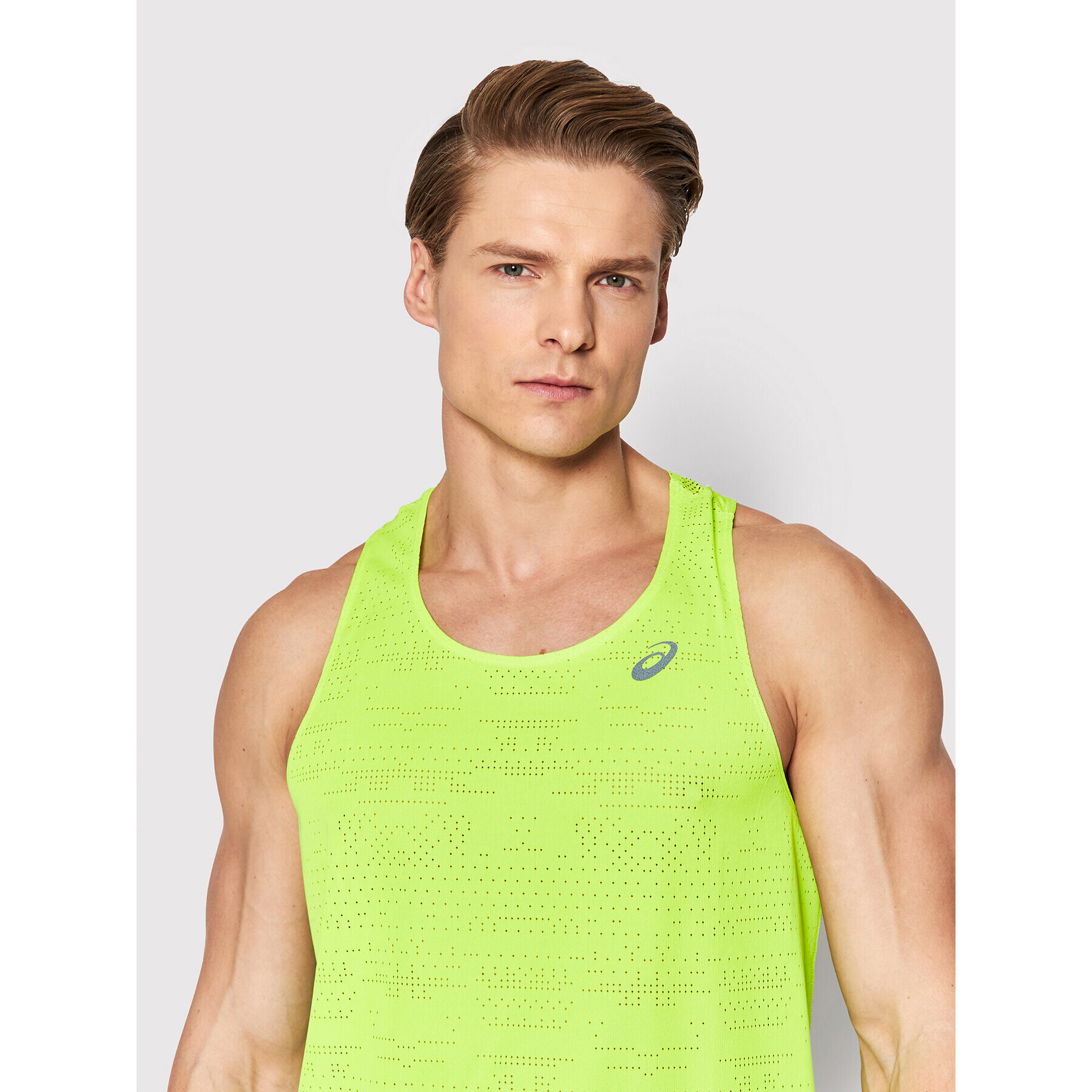 Asics Тениска от техническо трико Ventilate Actibreeze Singlet 2011C232 Зелен Regular Fit - Pepit.bg