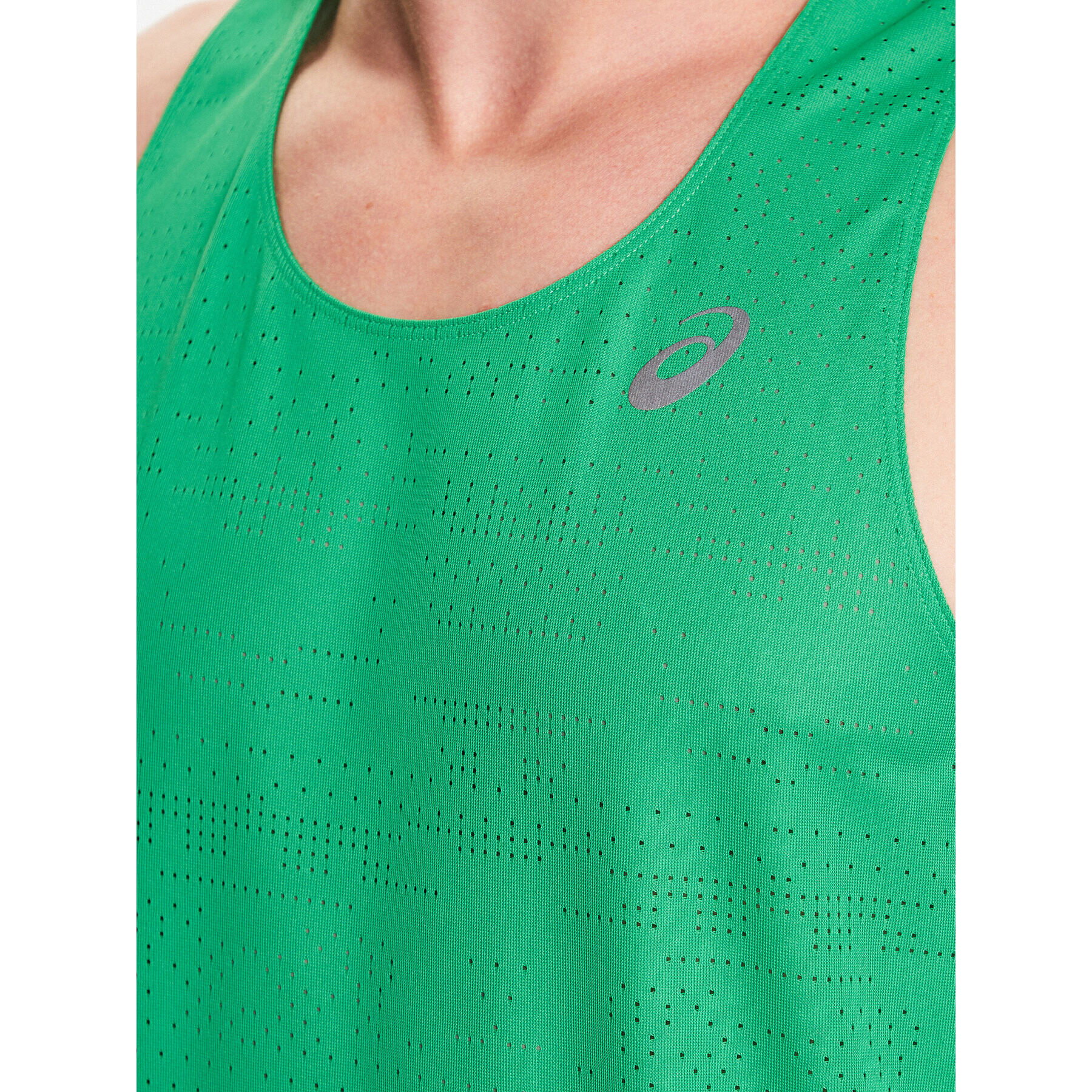 Asics Тениска от техническо трико Ventilate Actibreeze Singlet 2011C232 Зелен Regular Fit - Pepit.bg