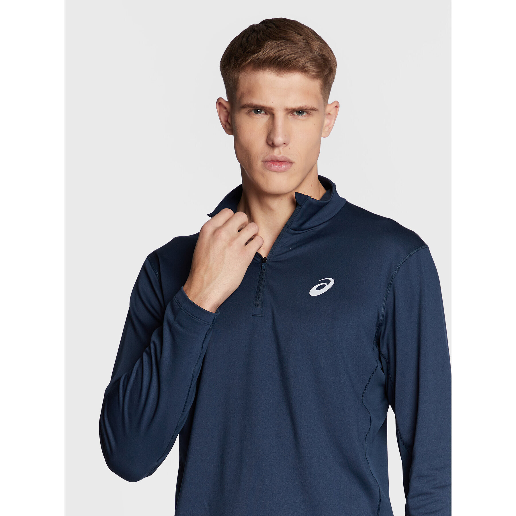 Asics Тениска с дълъг ръкав Core 2011C347 Тъмносин Regular Fit - Pepit.bg