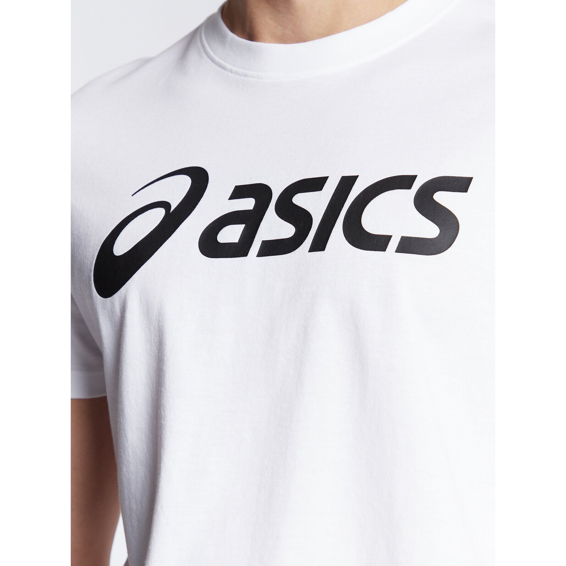 Asics Тишърт Big Logo 2031A978 Бял Regular Fit - Pepit.bg