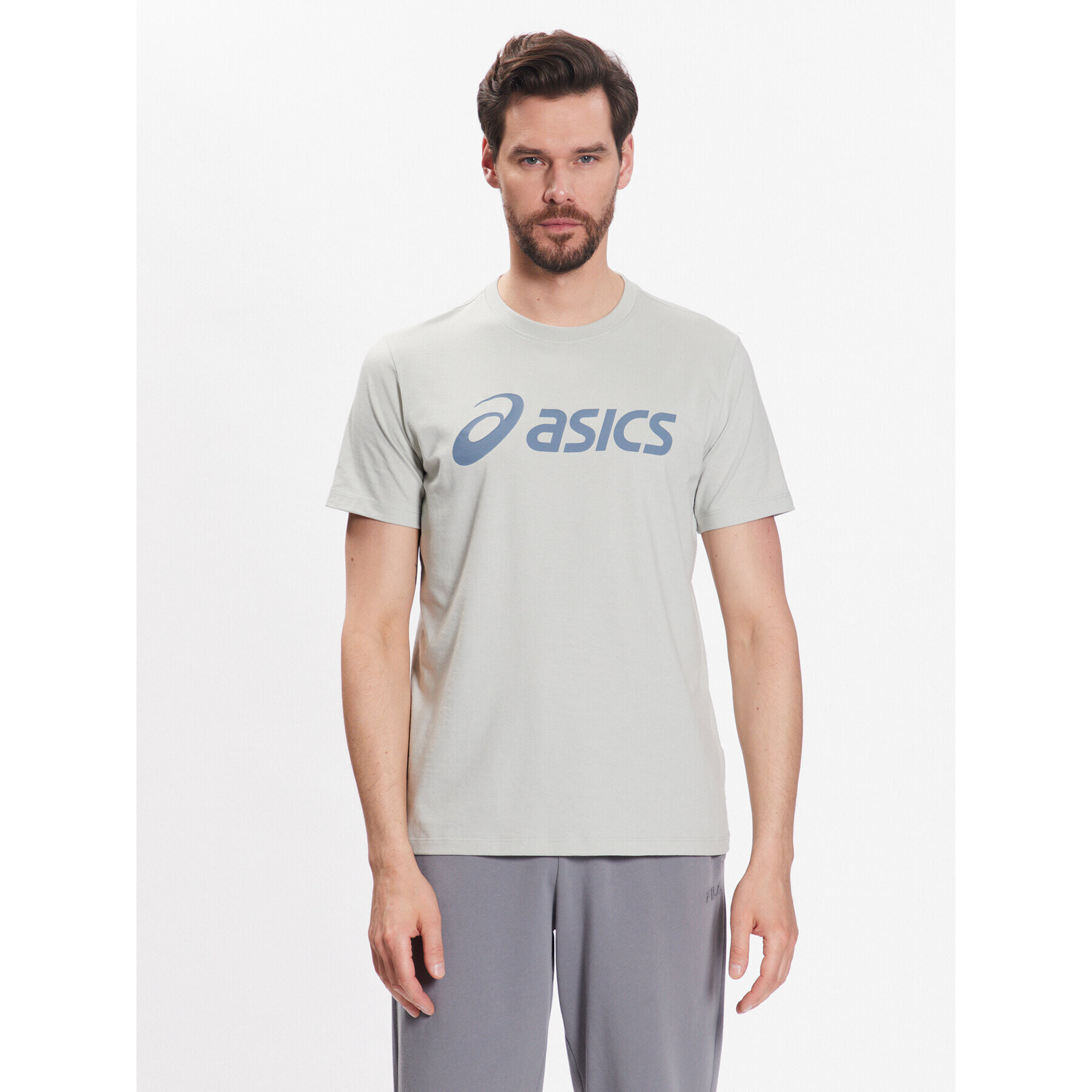 Asics Тишърт Big Logo 2031A978 Зелен Regular Fit - Pepit.bg