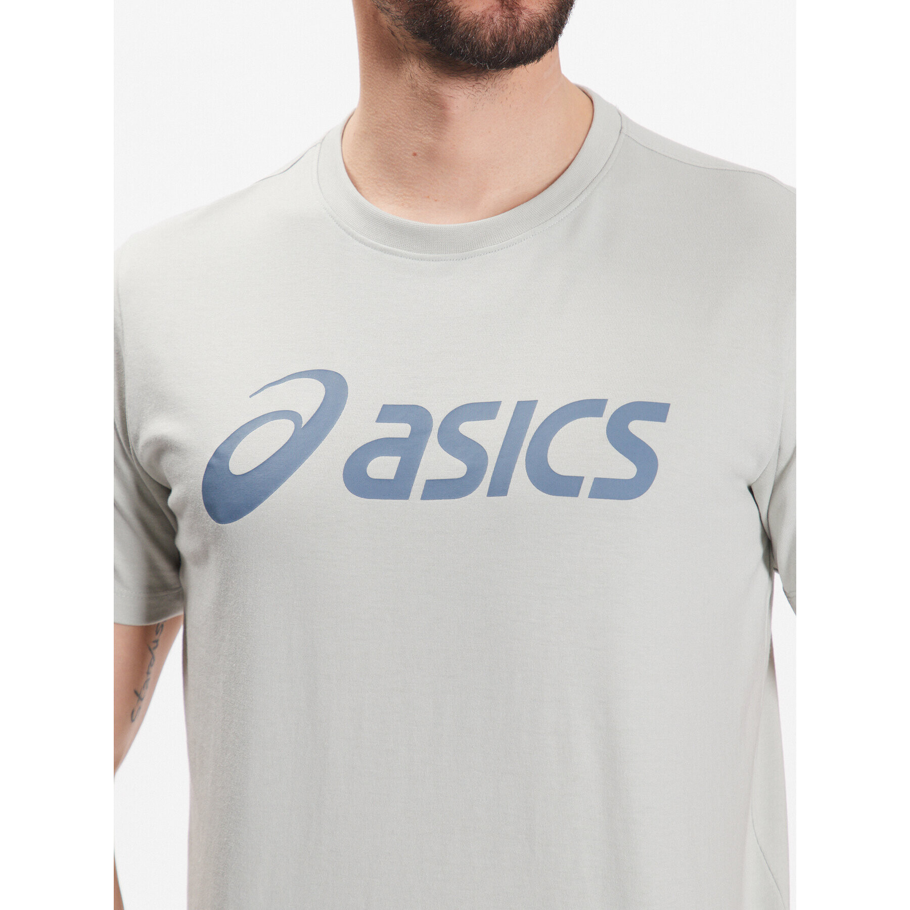 Asics Тишърт Big Logo 2031A978 Зелен Regular Fit - Pepit.bg