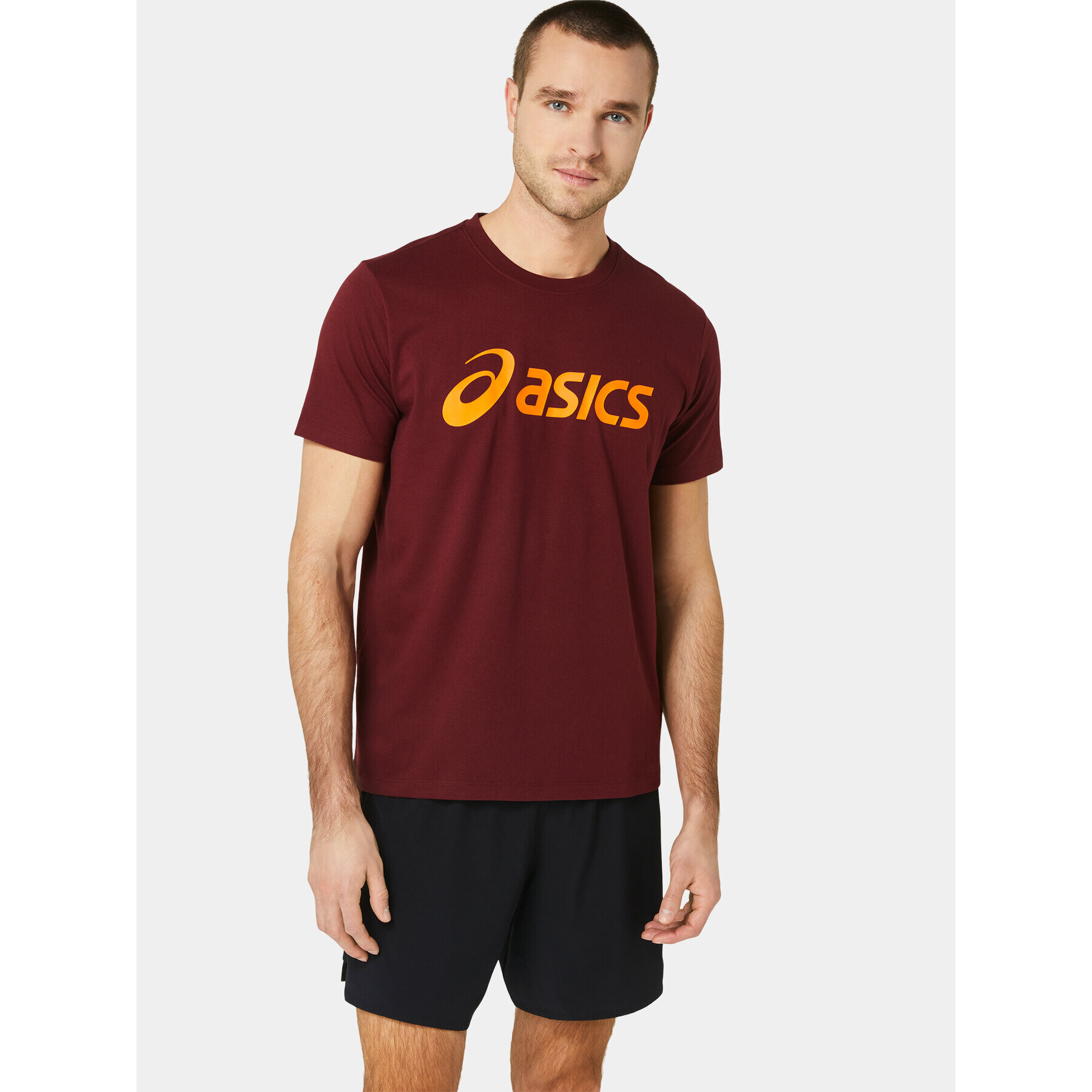 Asics Тишърт Big Logo Tee 2031A978 Червен Ahletic Fit - Pepit.bg