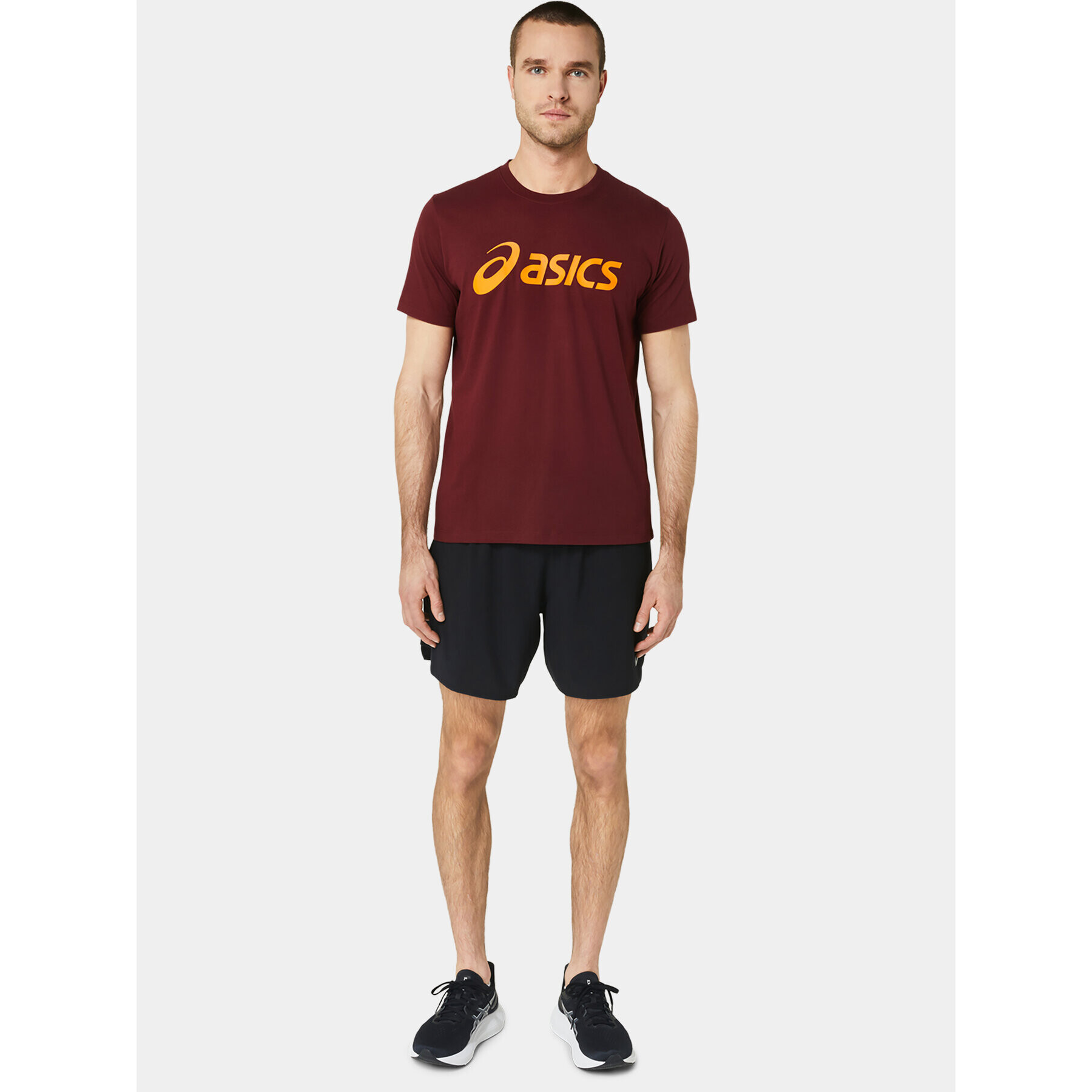 Asics Тишърт Big Logo Tee 2031A978 Червен Ahletic Fit - Pepit.bg