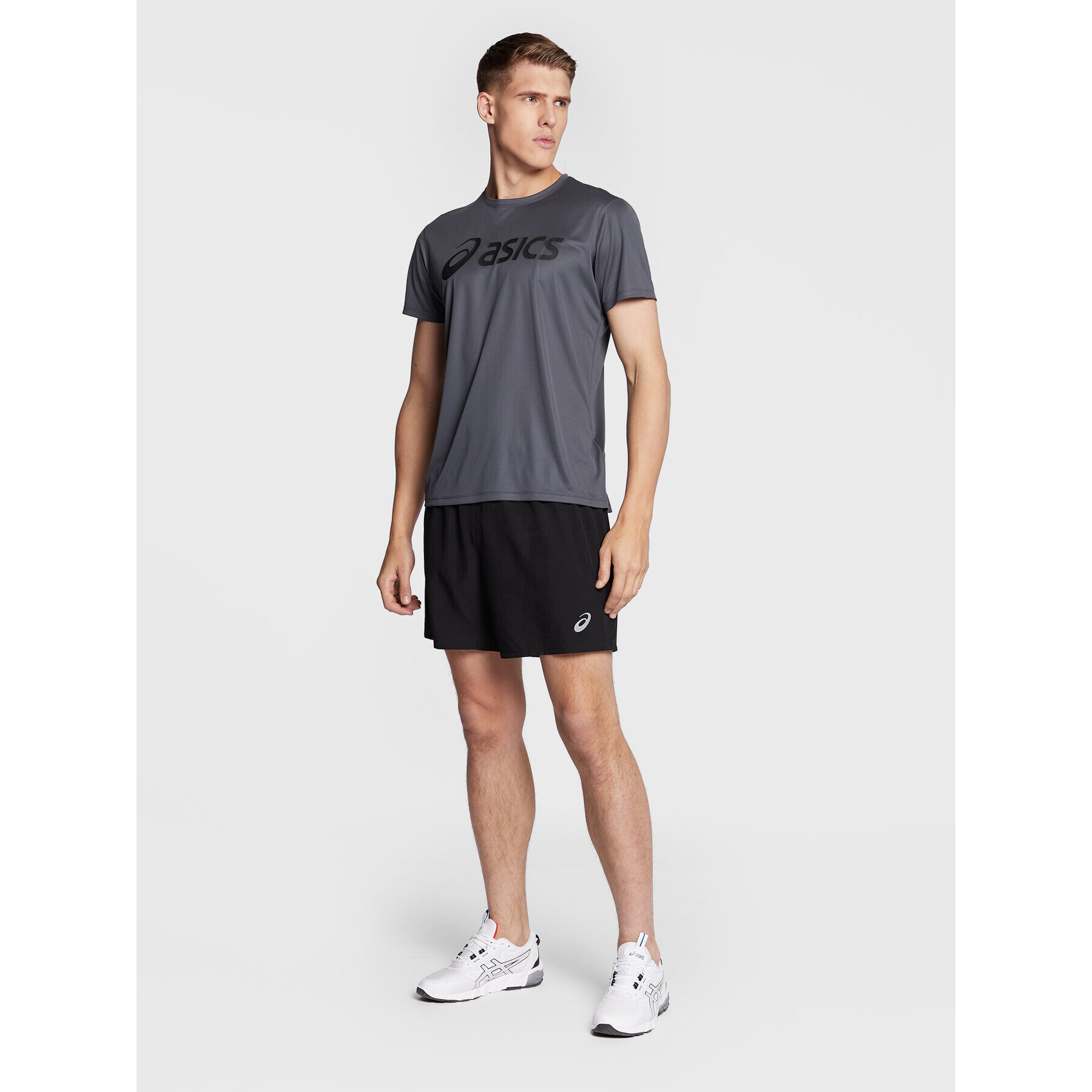 Asics Тишърт Core 2011C334 Сив Regular Fit - Pepit.bg