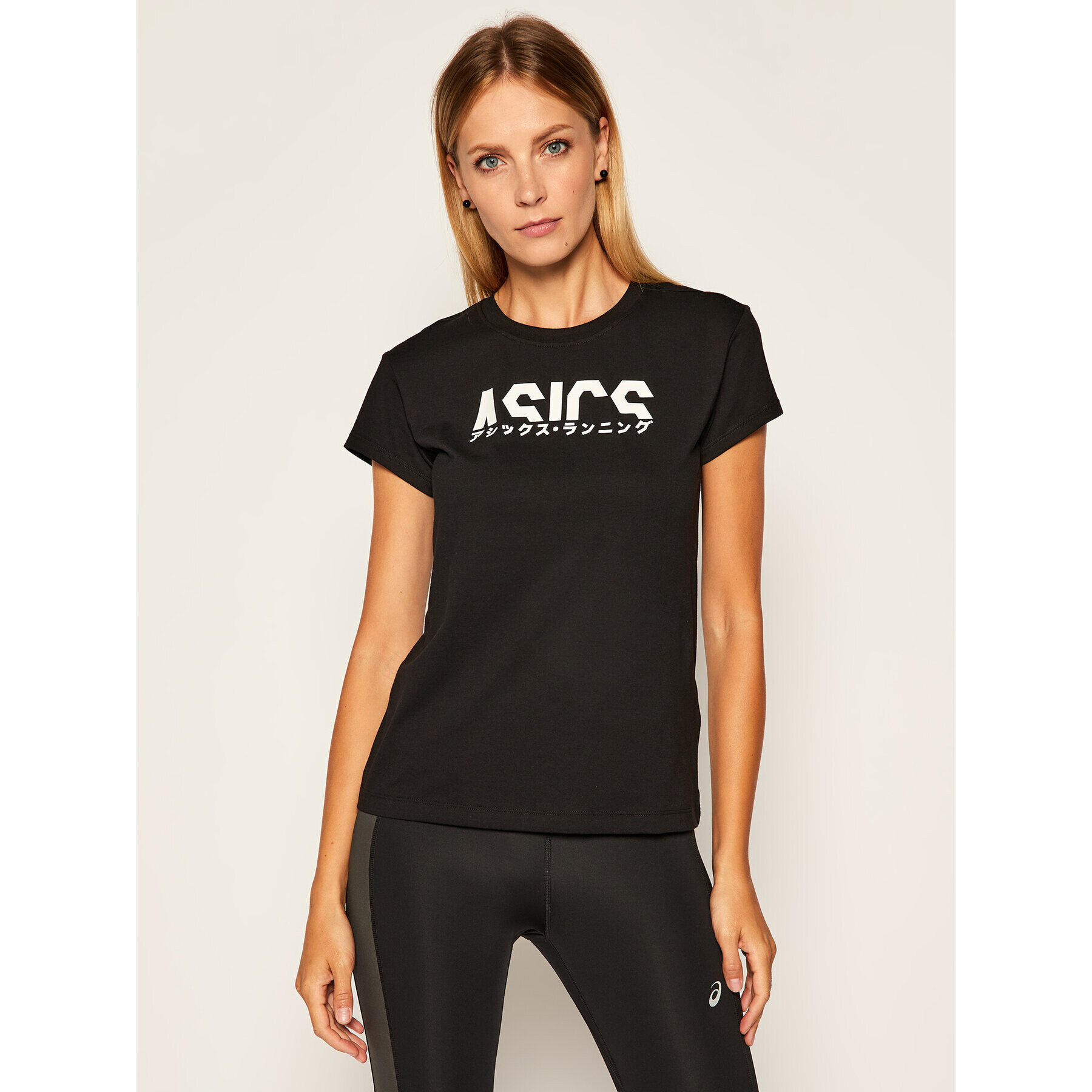 Asics Тишърт Katakana Graphic Tee 2032B756 Черен Regular Fit - Pepit.bg