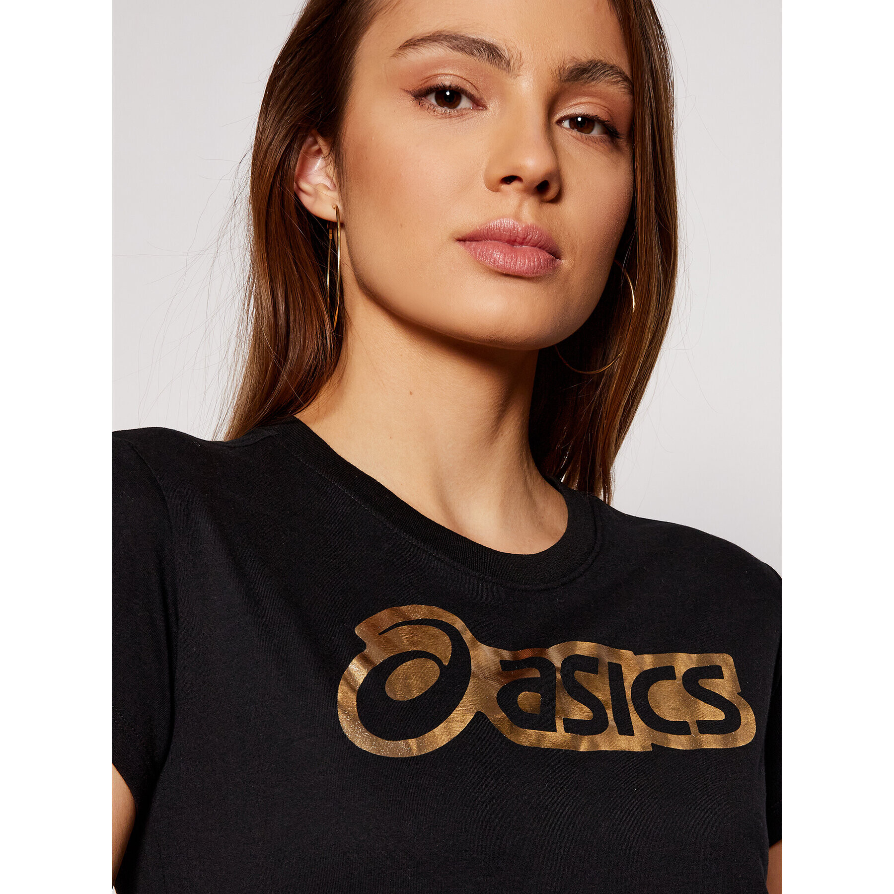 Asics Тишърт Logo Graphic 2032B406 Черен Regular Fit - Pepit.bg