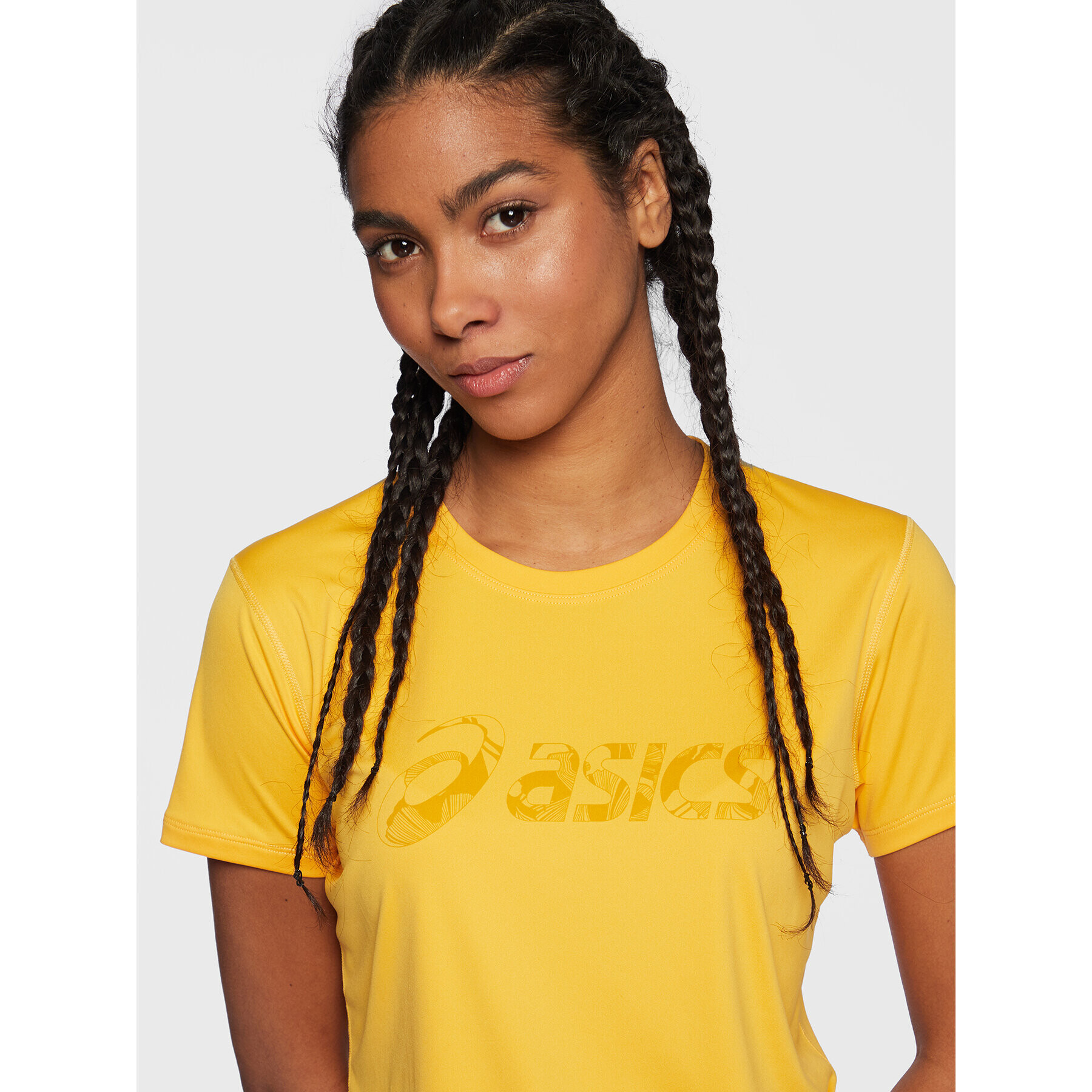 Asics Тишърт Runkoyo 2012C388 Жълт Regular Fit - Pepit.bg