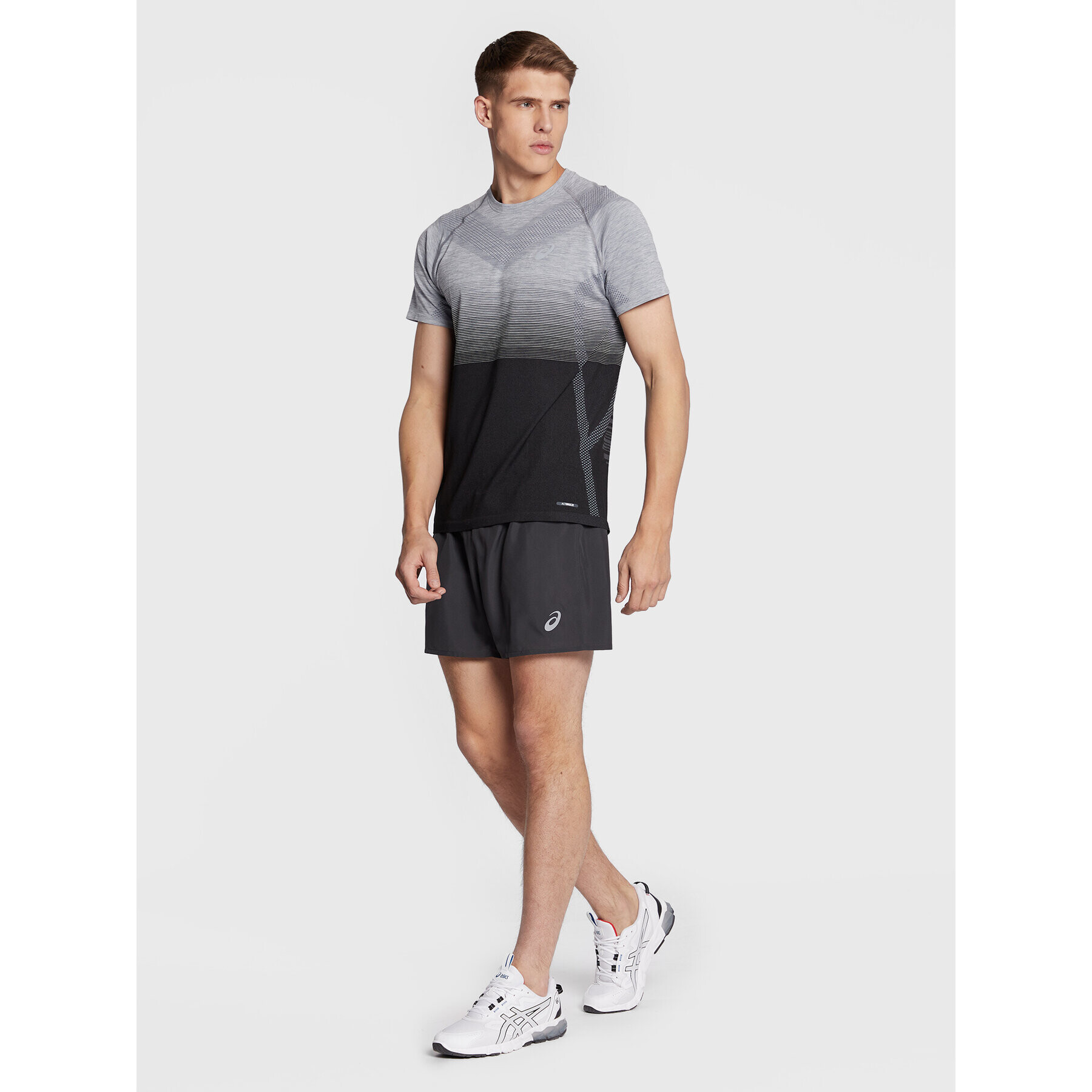 Asics Тишърт Seamless 2011C398 Сив Regular Fit - Pepit.bg