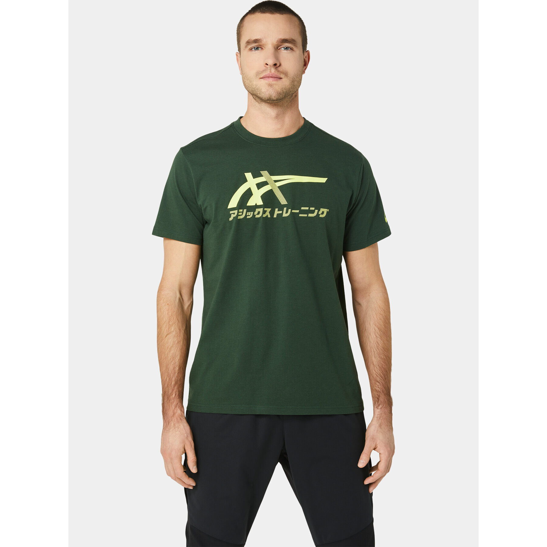 Asics Тишърт Tiger Tee 2031D123 Зелен Ahletic Fit - Pepit.bg