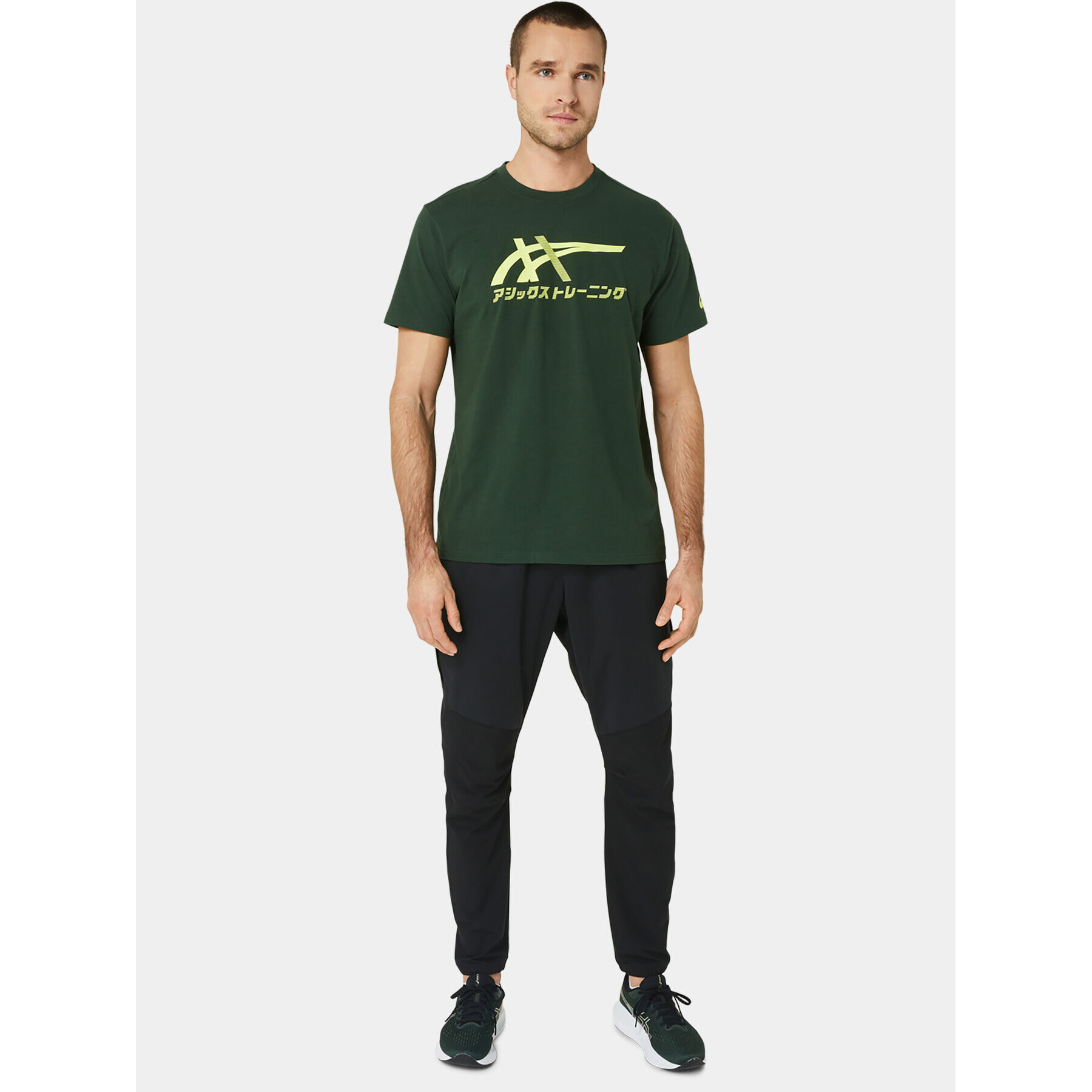 Asics Тишърт Tiger Tee 2031D123 Зелен Ahletic Fit - Pepit.bg