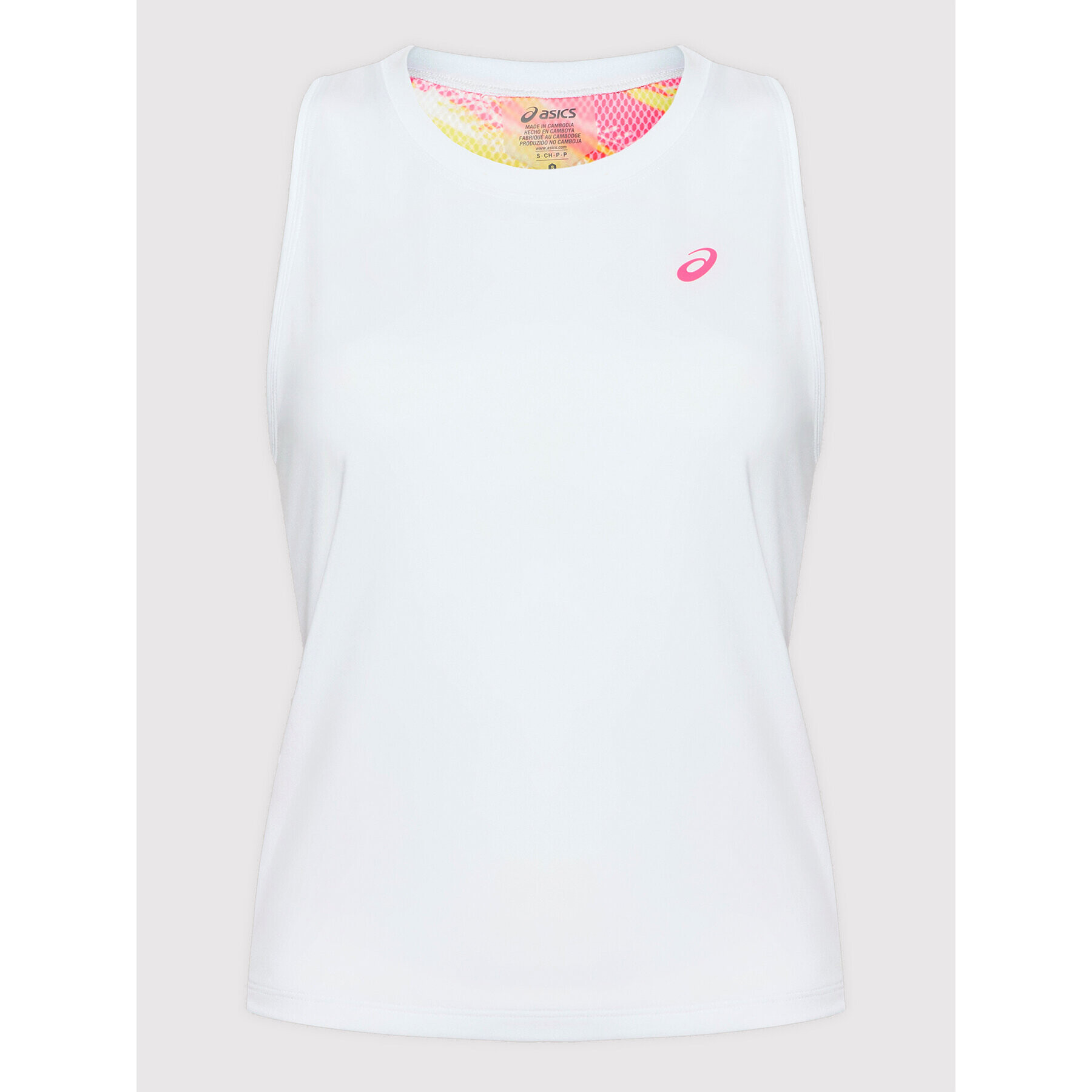 Asics топ Color Injection 2012C367 Бял Regular Fit - Pepit.bg