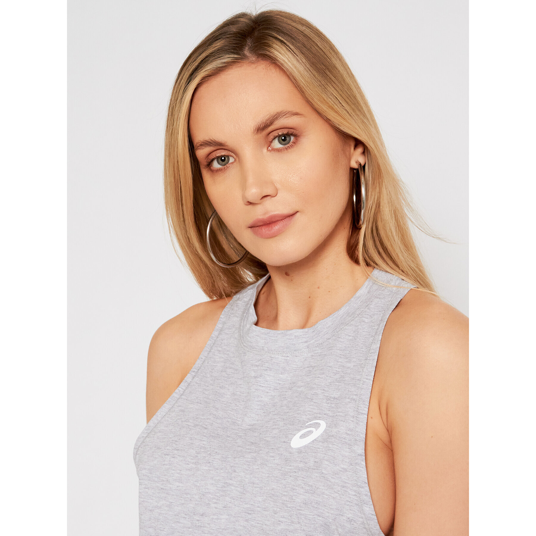 Asics топ Jane 2032B952 Сив Slim Fit - Pepit.bg